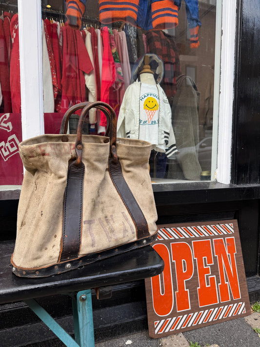 40-50s TWA (Trans World Airlines) utility bag
