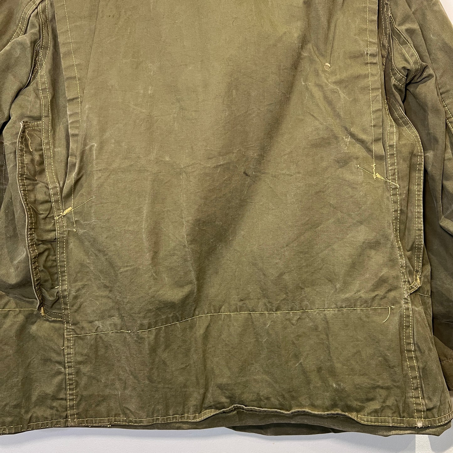 1930s - 1940s Olive Gun Coat Jacket