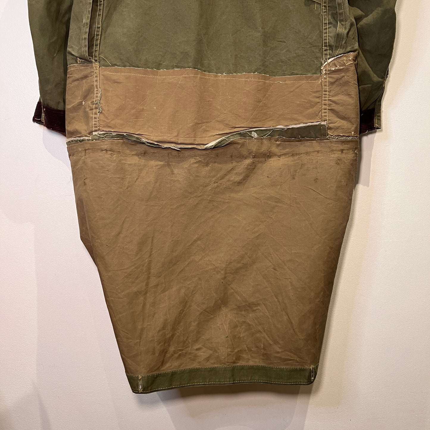 1930s - 1940s Olive Gun Coat Jacket