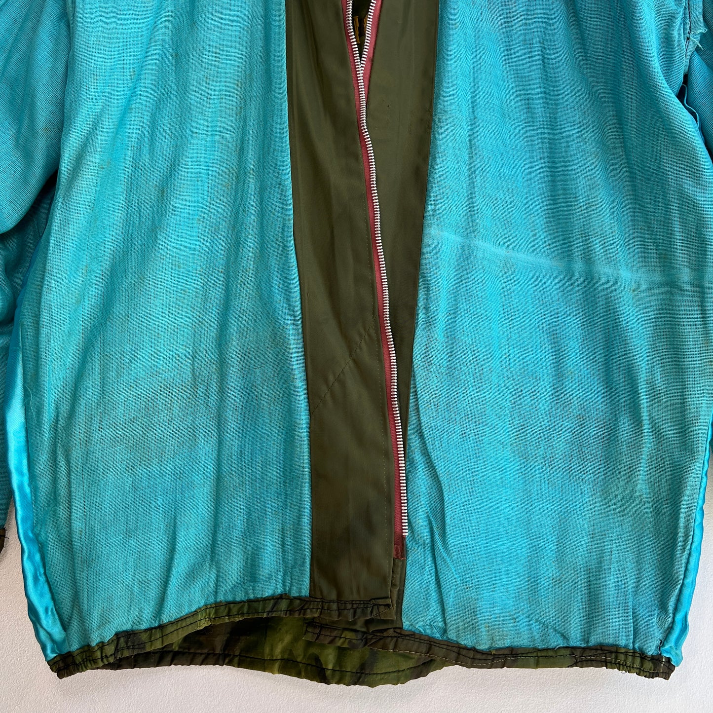 1970s Vietnam Camouflage Green Souvenir Jacket