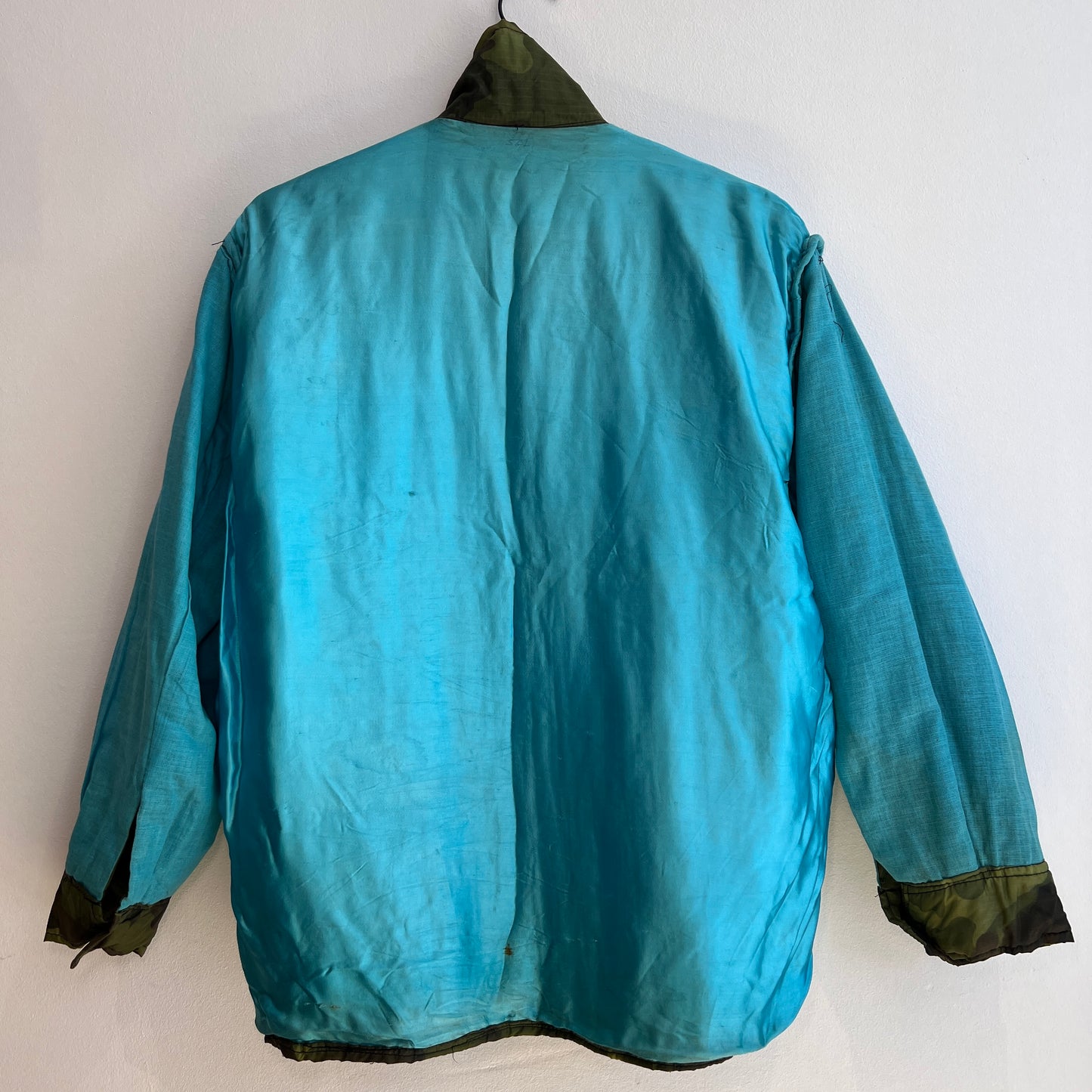 1970s Vietnam Camouflage Green Souvenir Jacket