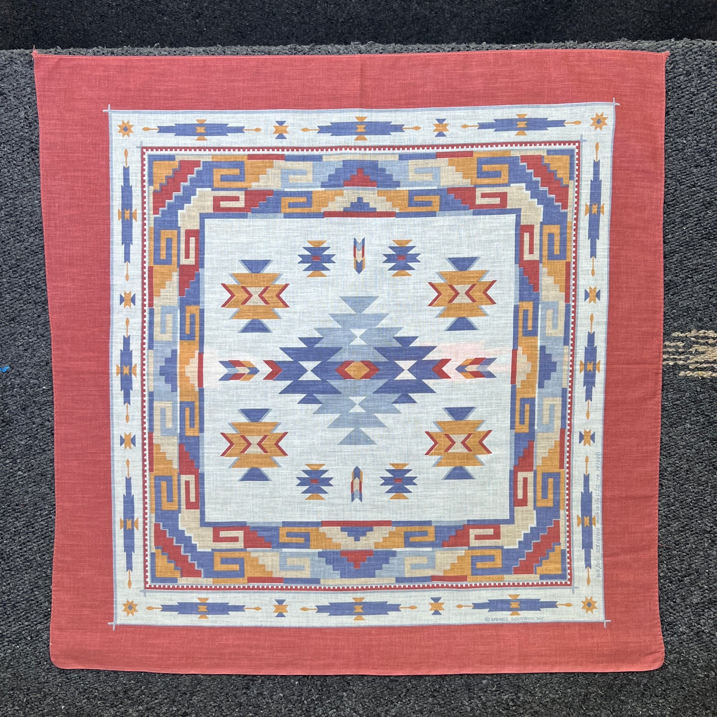 Native American bandana with Geometric Graphic Print
