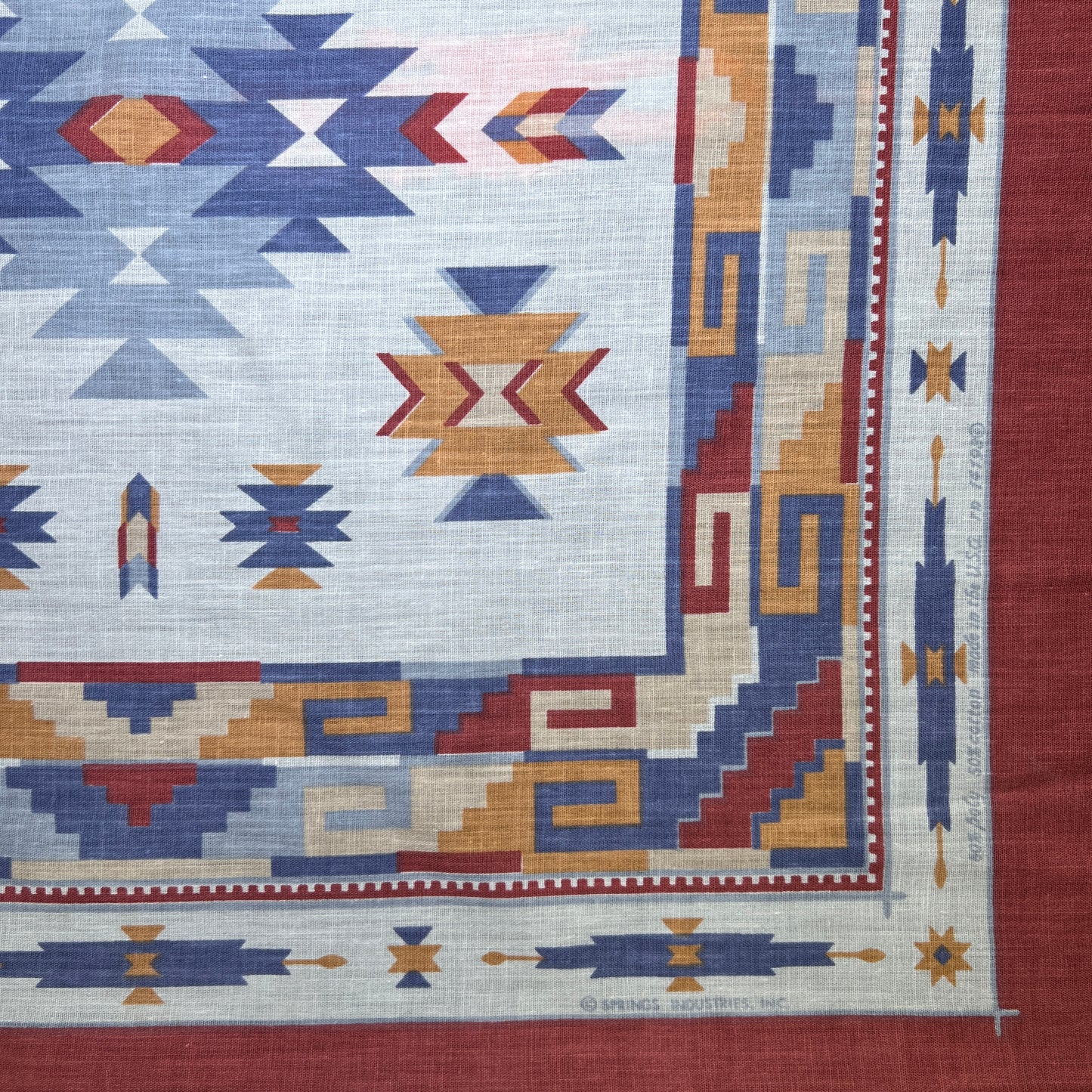 Native American bandana with Geometric Graphic Print