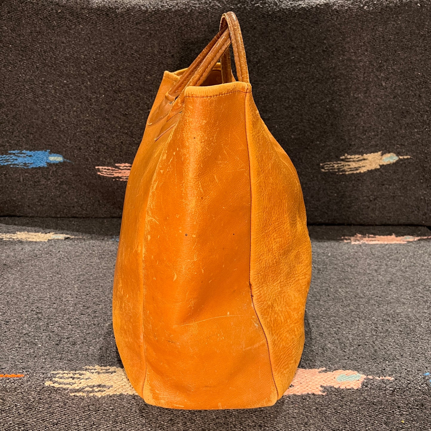 1960s L.L.Bean Large Leather Tote Bag
