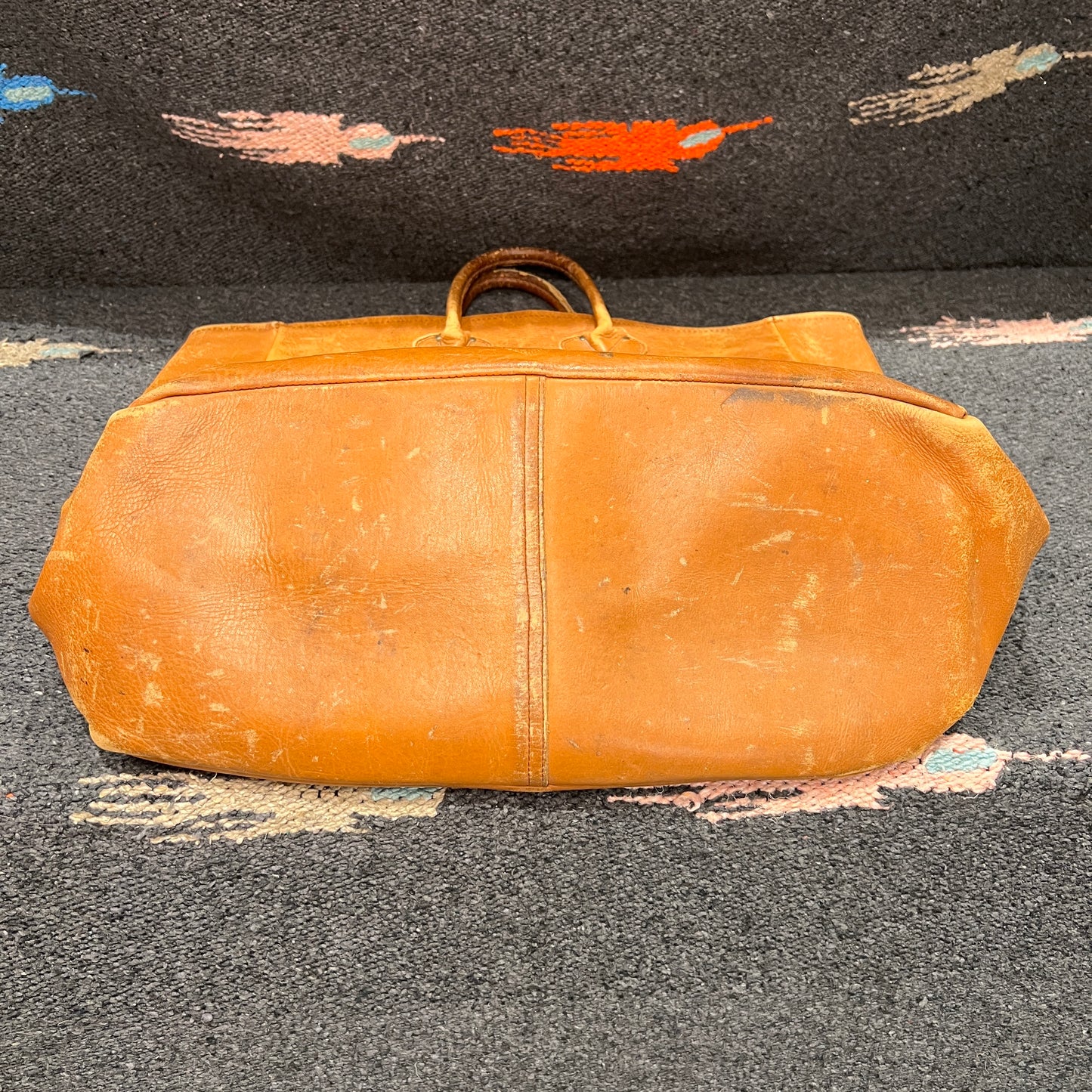 1960s L.L.Bean Large Leather Tote Bag