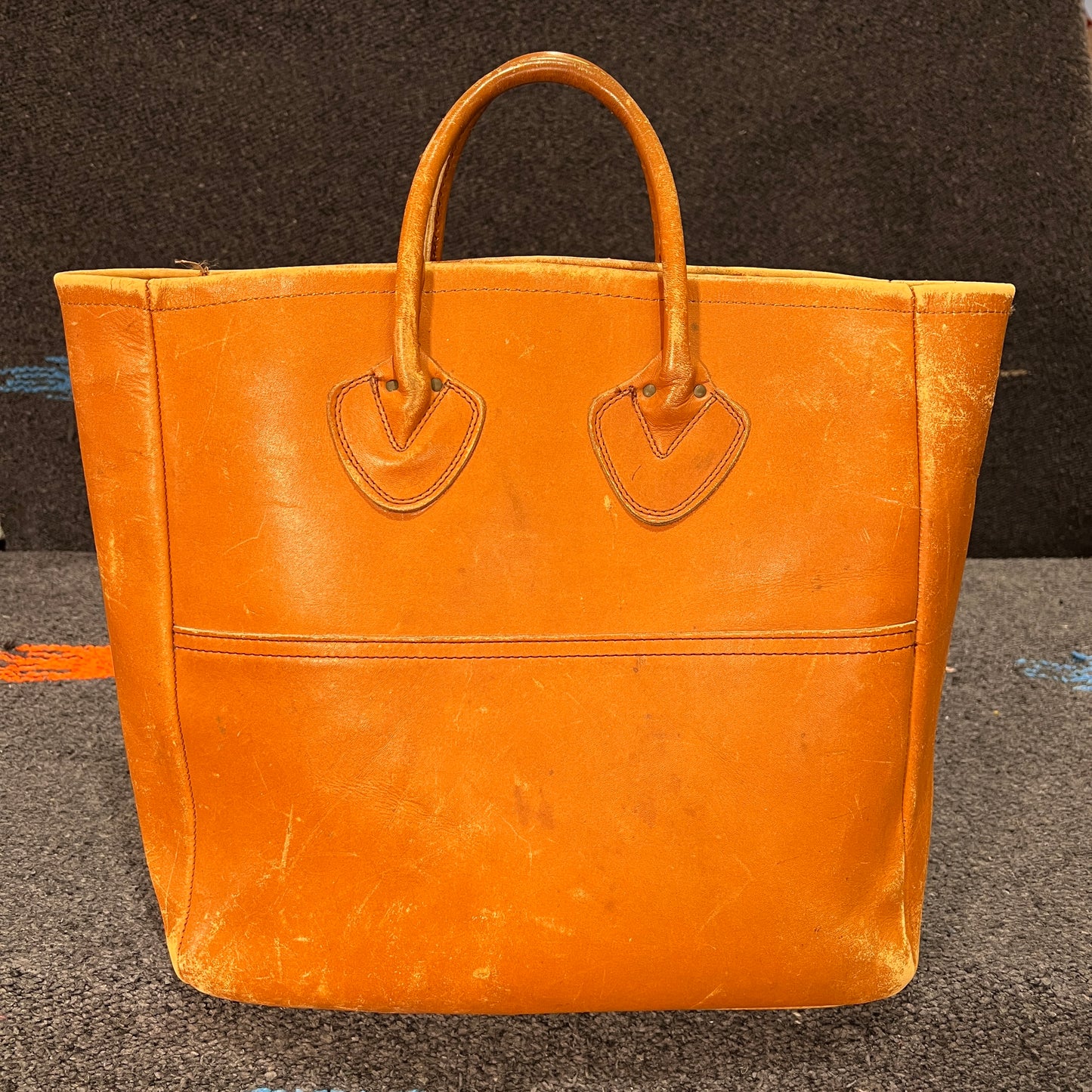 1980s L.L.Bean Small Leather Tote Bag