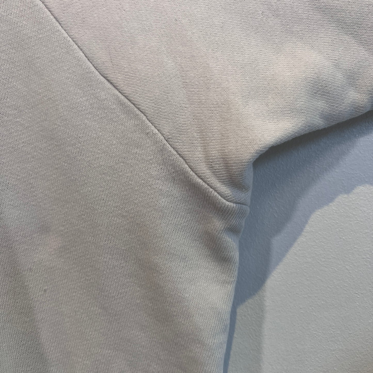 1950s ~ 1960s Healthknit Blue and White Color Two Tone Hoodie Sweatshirt