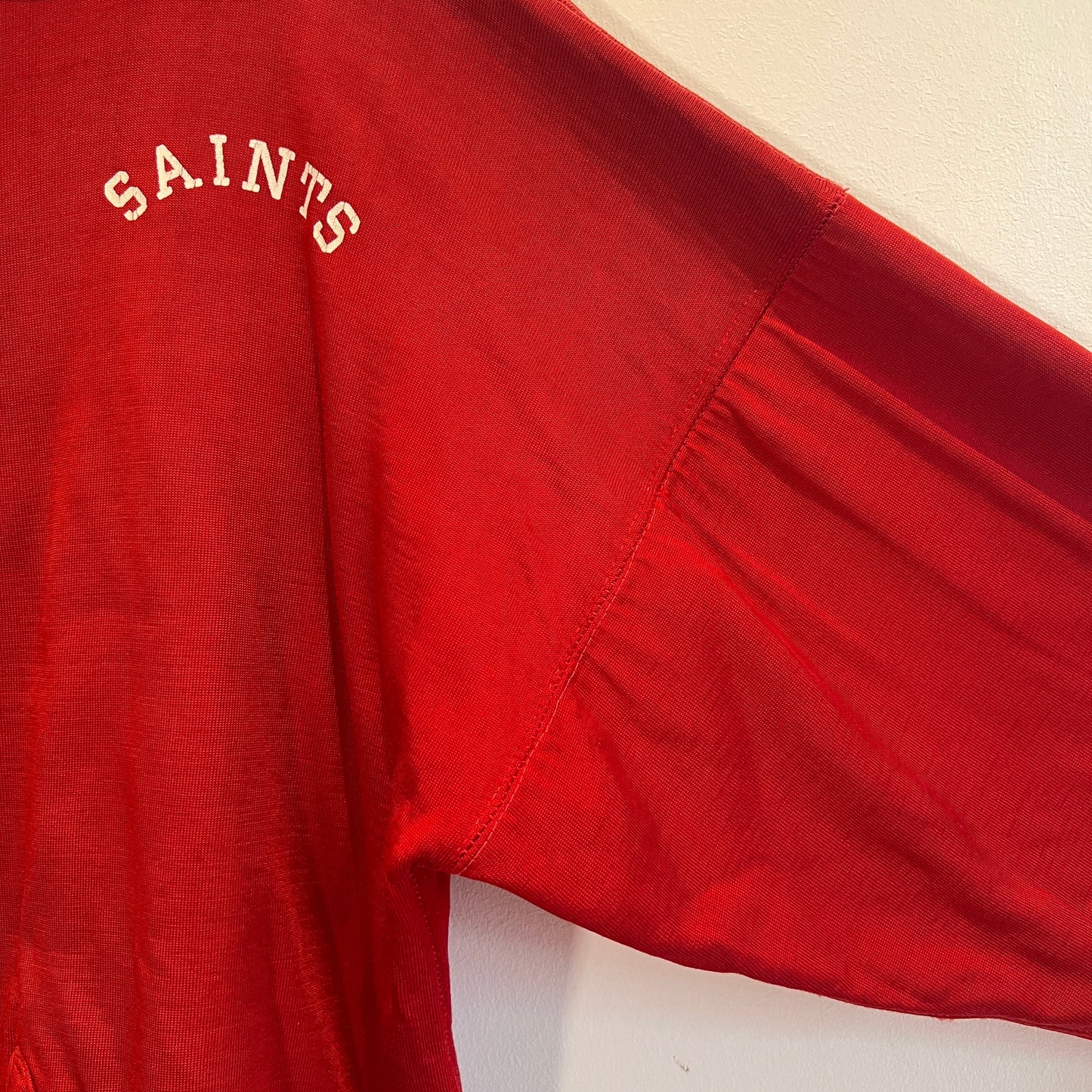 1962s ~ 1967s Champion Half Zip Hoodie Sweatshirt with saints print