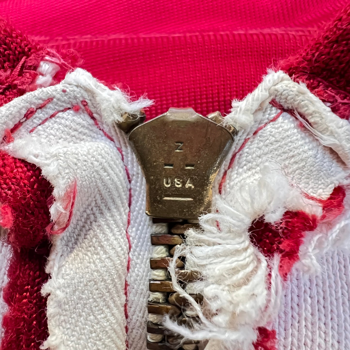 1962s ~ 1967s Champion Half Zip Hoodie Sweatshirt with saints print