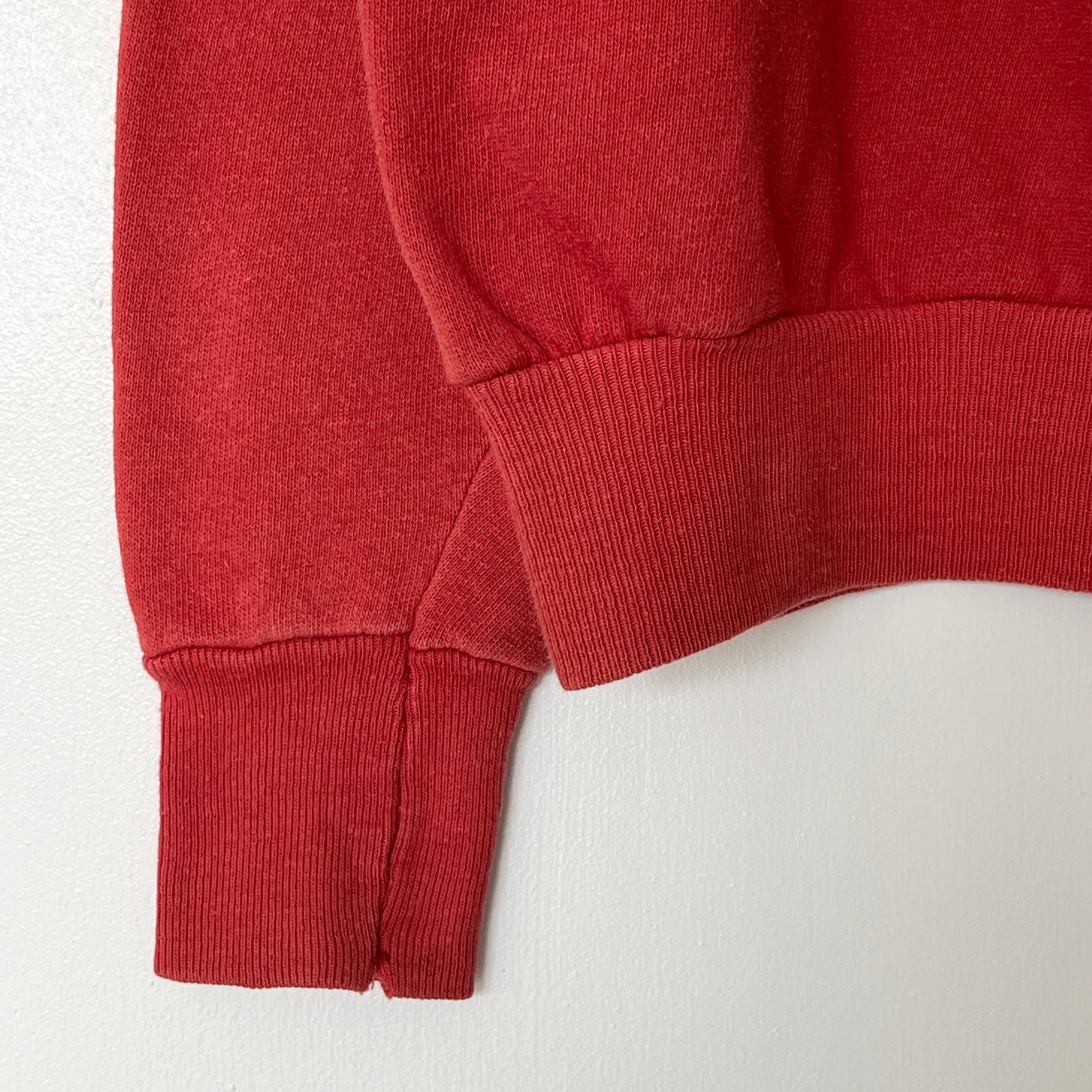 1960s Red Sweatshirt with Cape Cod Mass. Print