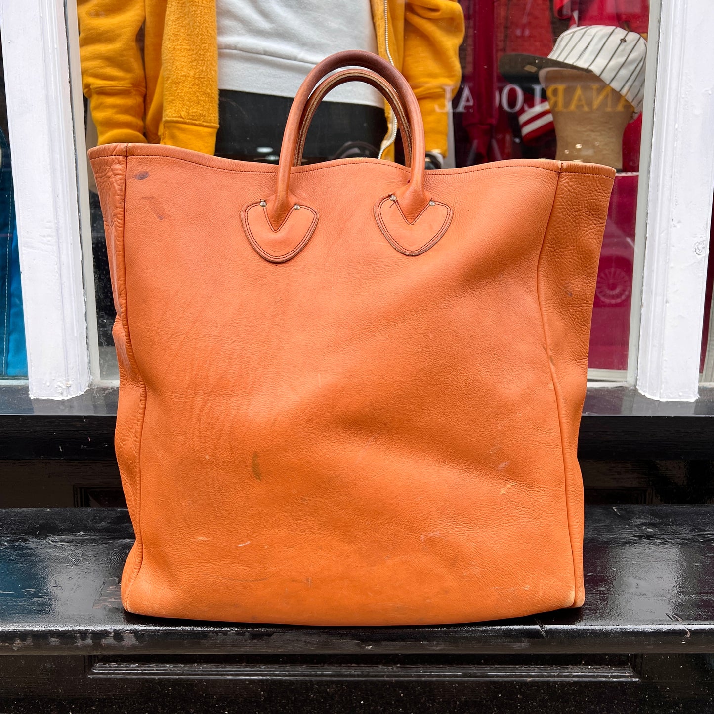 1960s L.L.Bean Large Leather Tote Bag