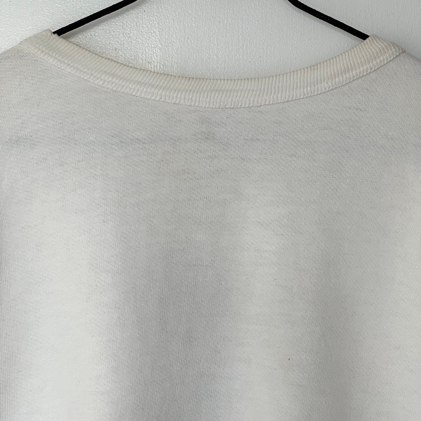 1951s ~ 1961s Champion White Sweatshirt with Druce Lake Camp Print