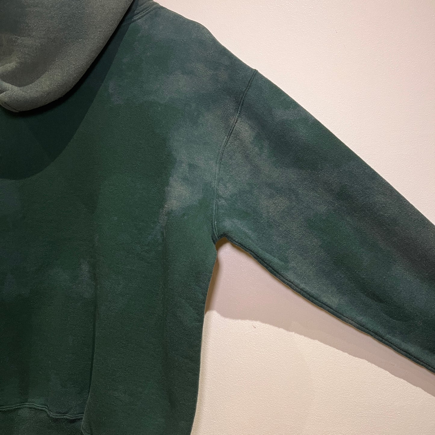 1980s Russell Athletic Faded Green Hoodie Sweatshirt