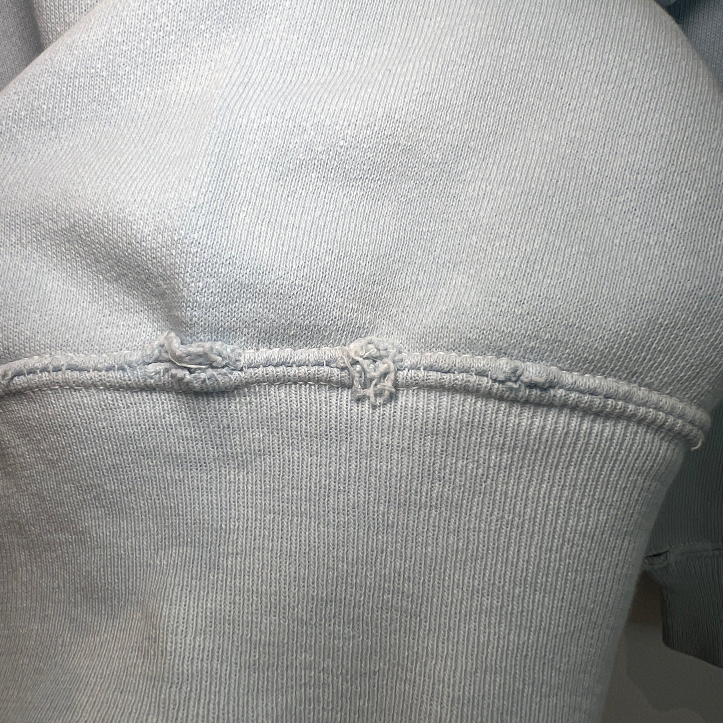 1960s JCPenney Baby Blue Sweatshirts with Laurel and Hardy Print