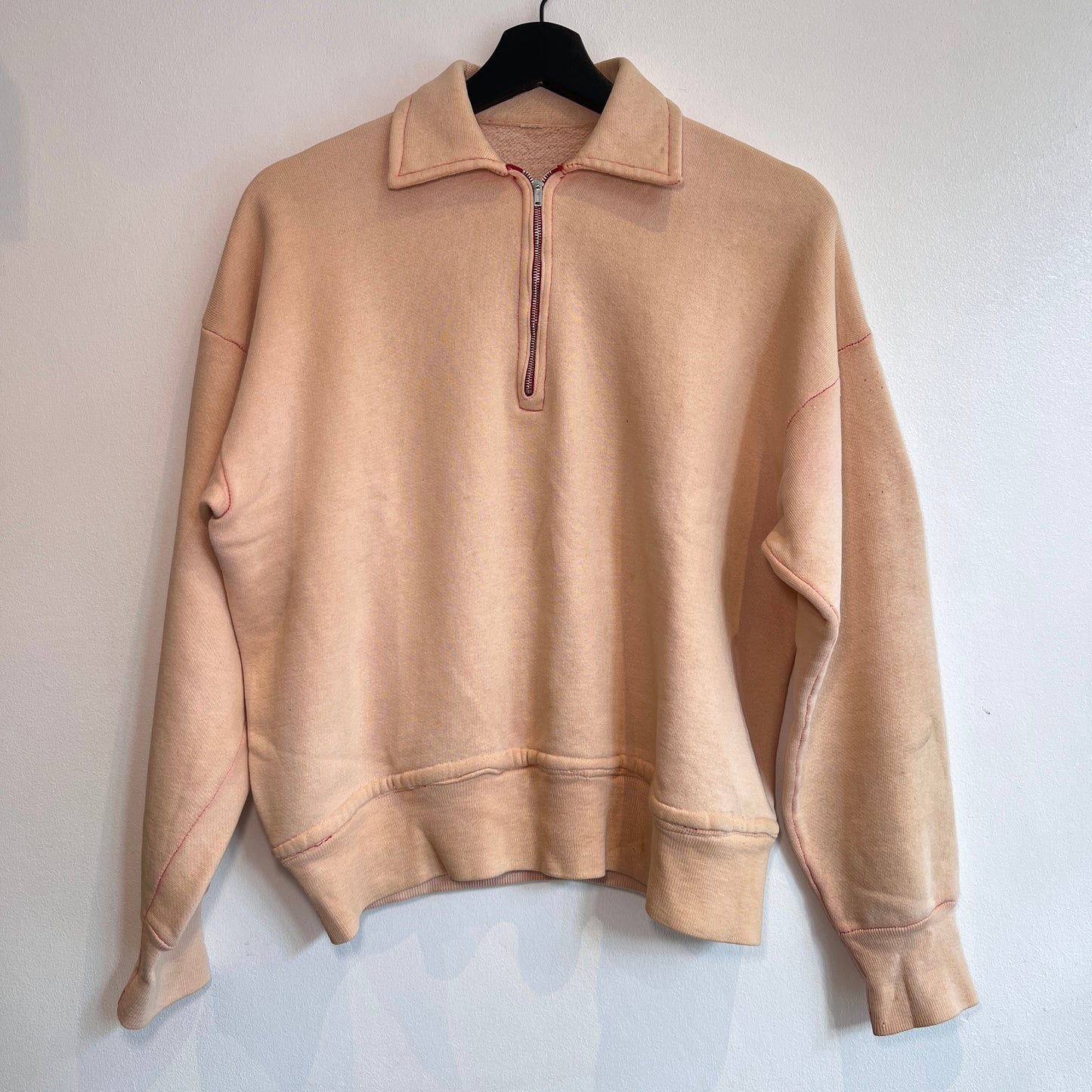 1950s Faded Color Half Zip Sweatshirts