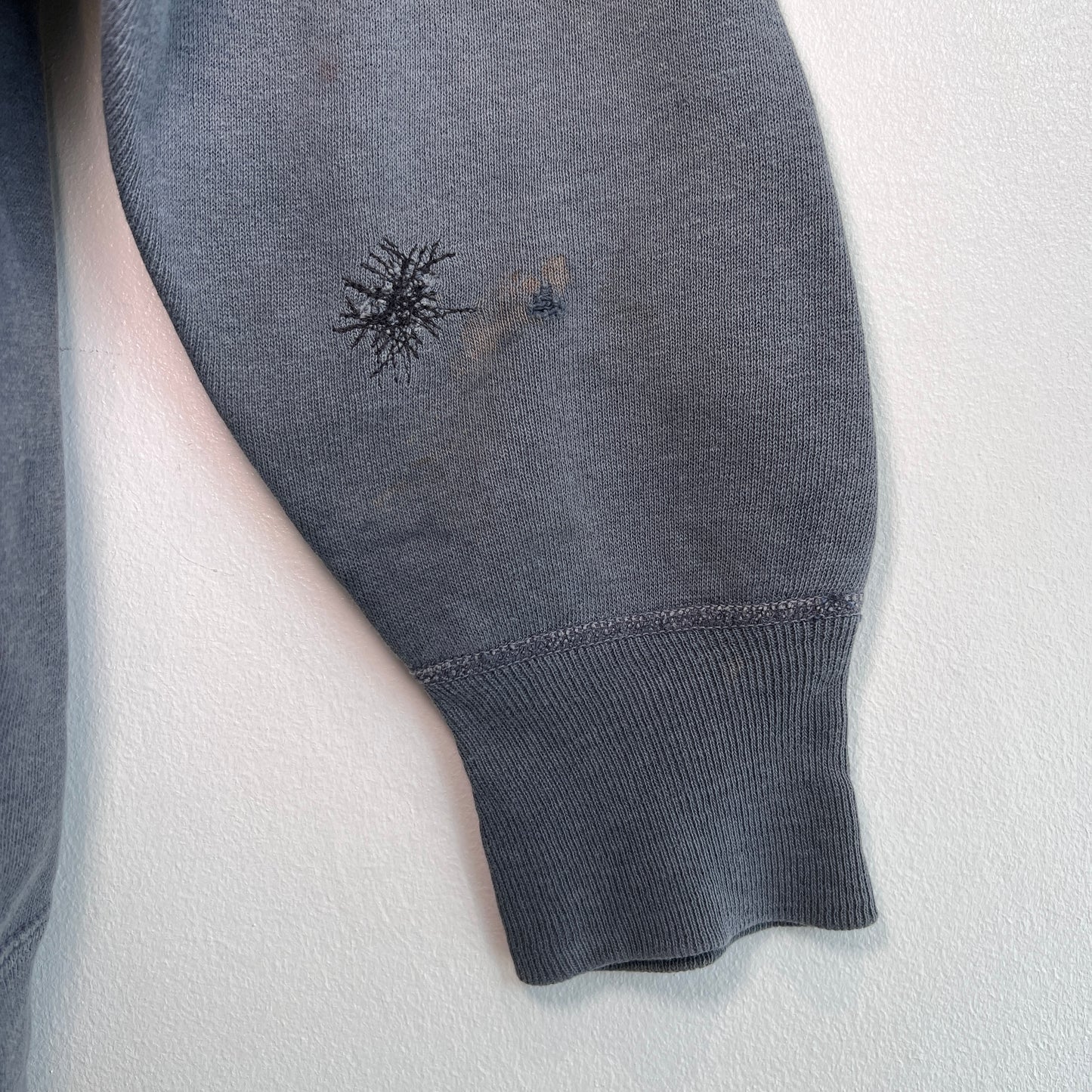 1960s Faded Color Sweatshirts with Playboy Logo Print