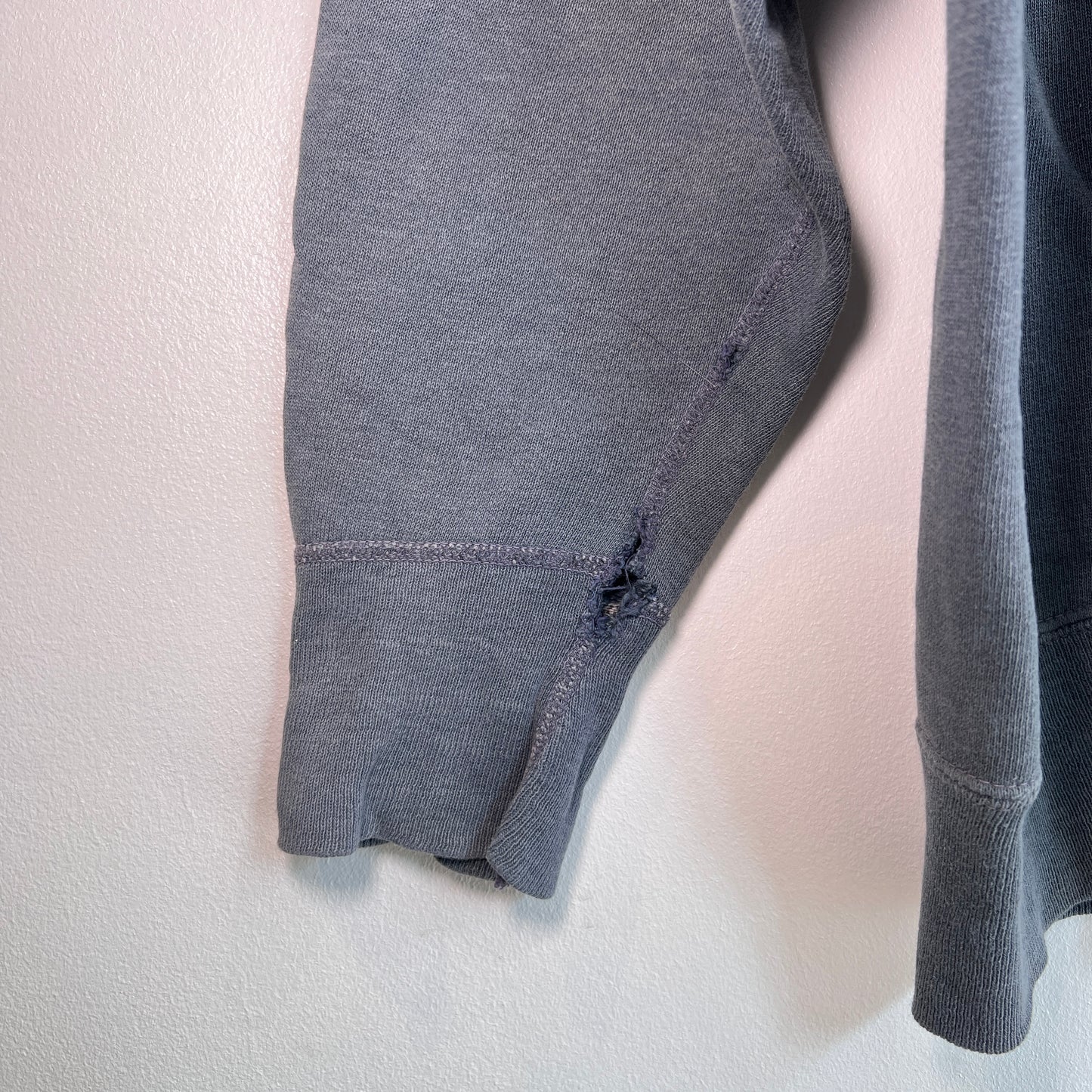 1960s Faded Color Sweatshirts with Playboy Logo Print