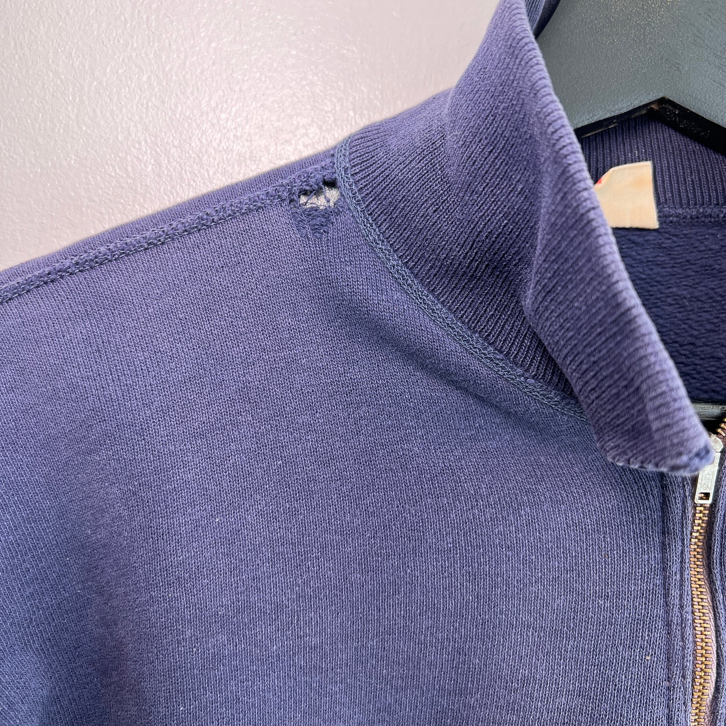 1950s Southern Half Zip Sweatshirts with VH Patch and 4 Print