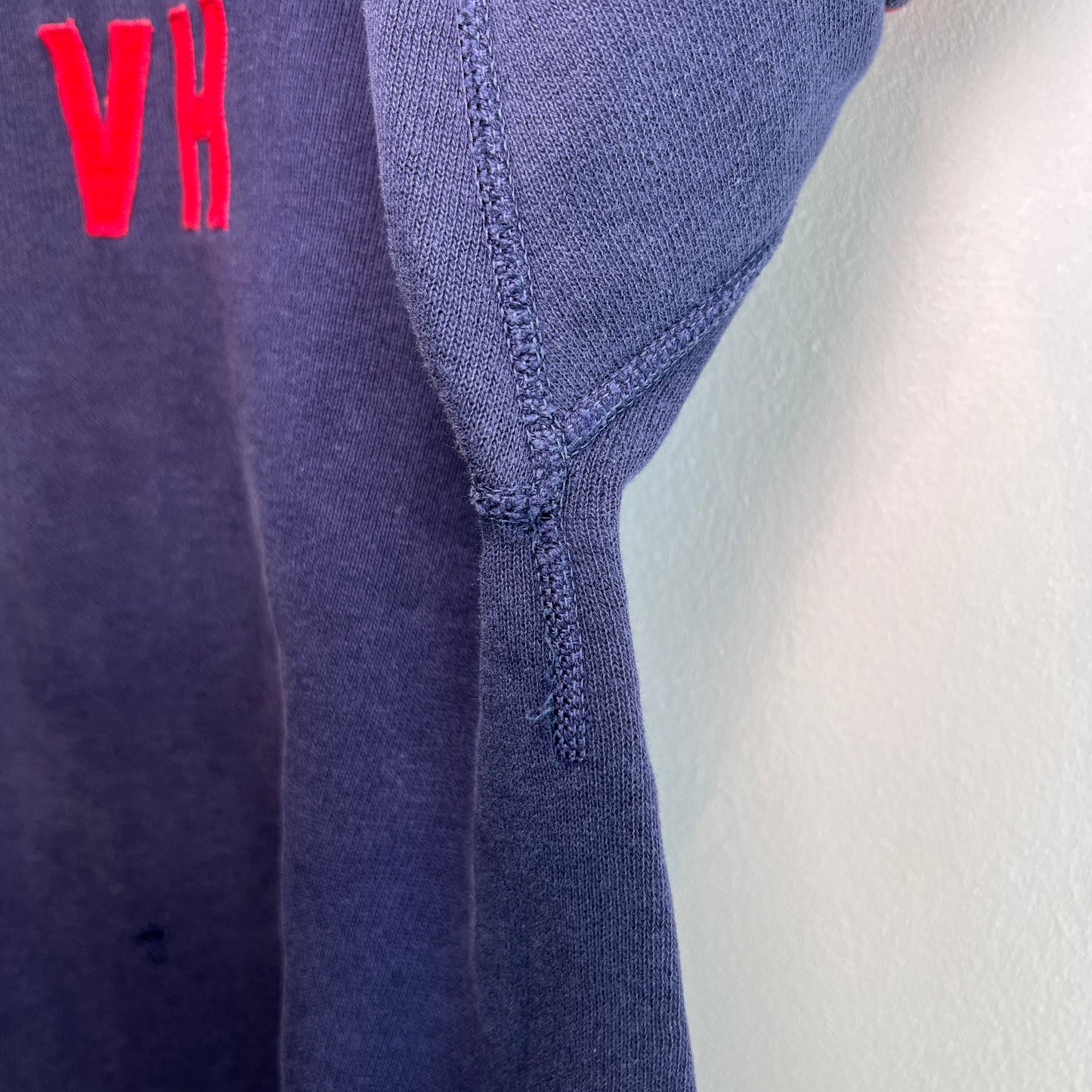 1950s Southern Half Zip Sweatshirts with VH Patch and 4 Print