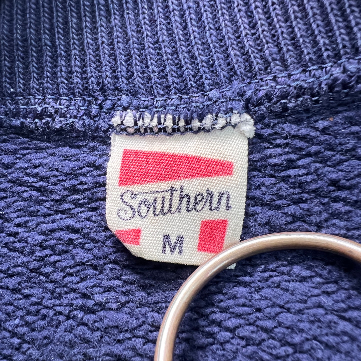1950s Southern Half Zip Sweatshirts with VH Patch and 4 Print