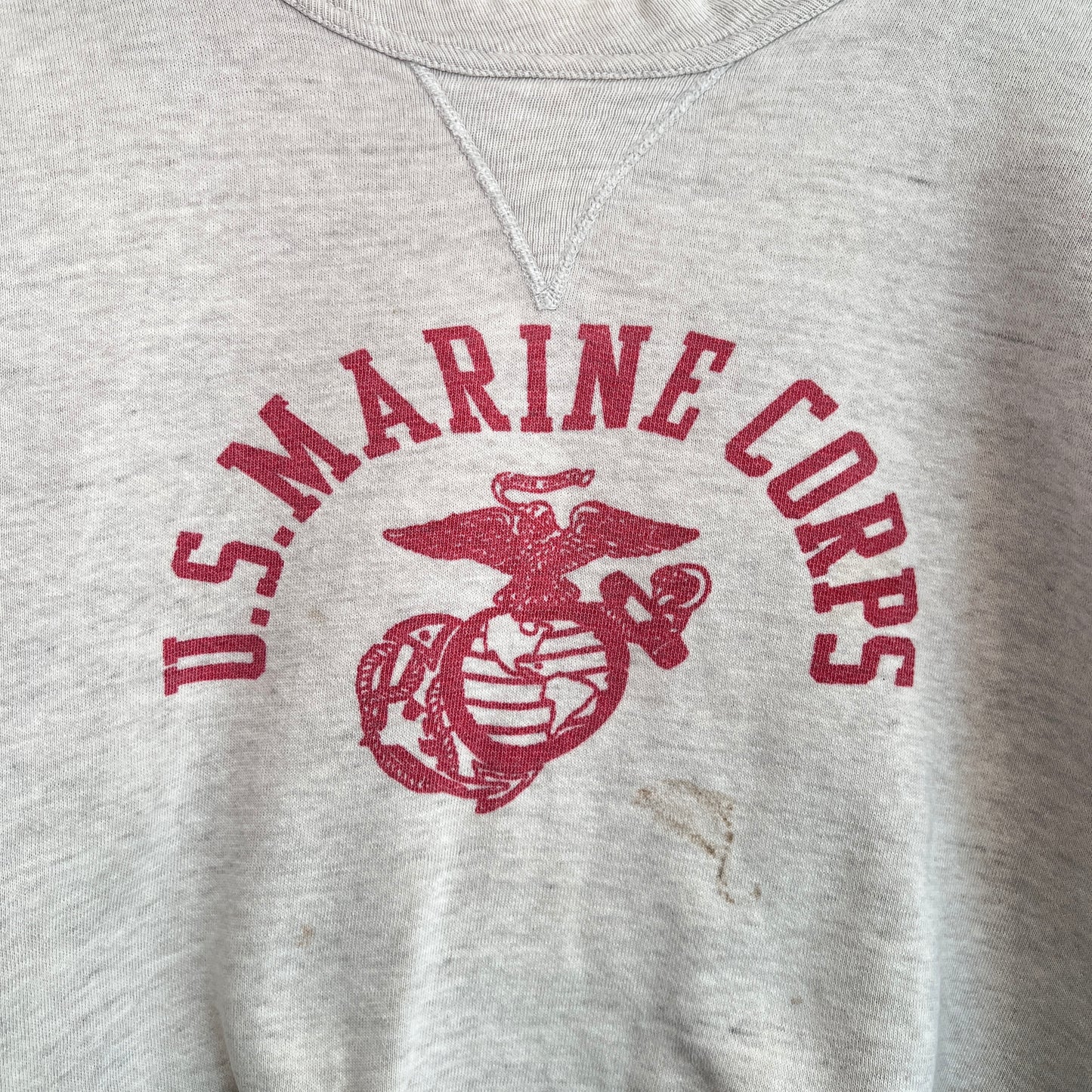 1950s Russell Athletic U.S.Marine Corps Single V Sweatshirts with U ND FRHILL Stenciled
