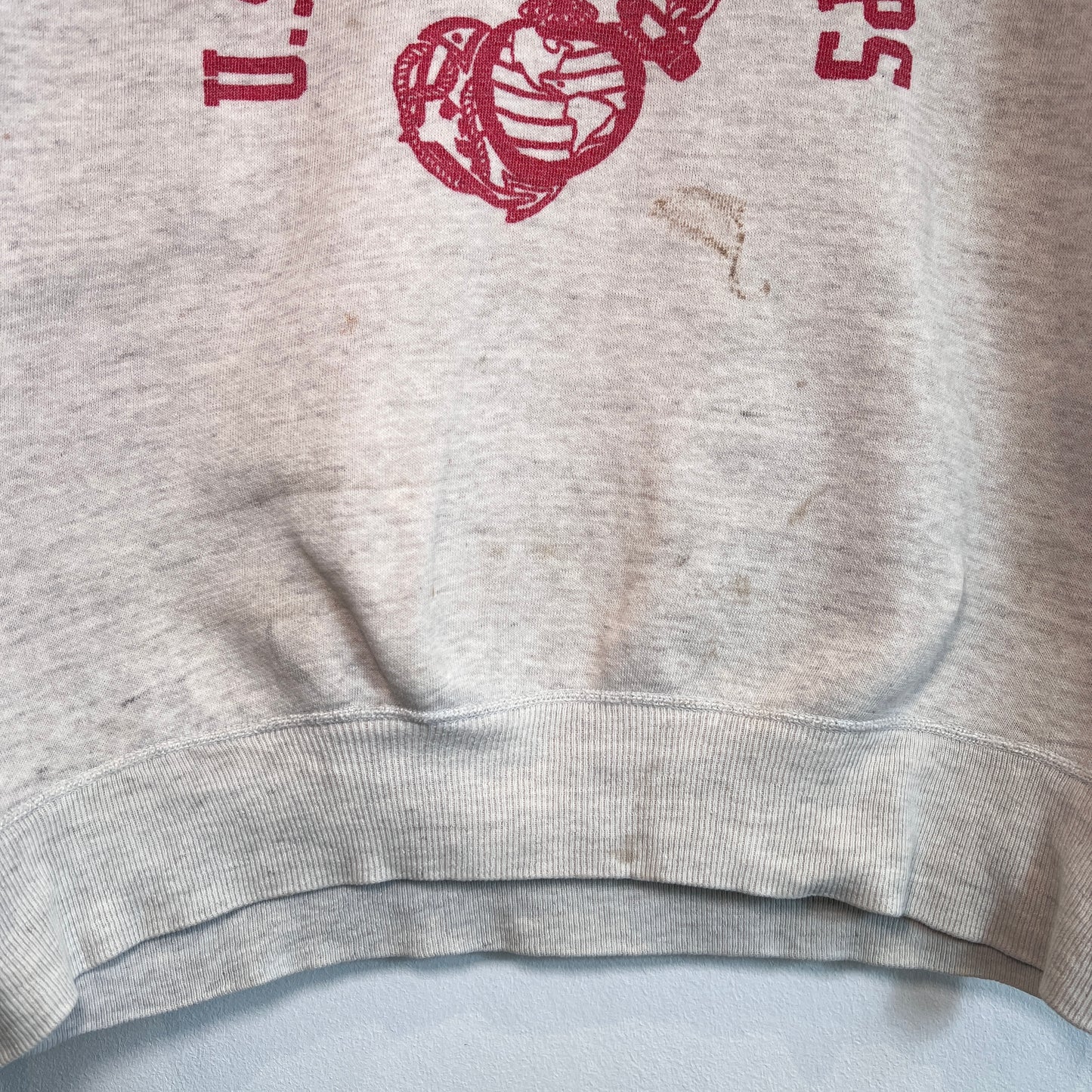 1950s Russell Athletic U.S.Marine Corps Single V Sweatshirts with U ND FRHILL Stenciled