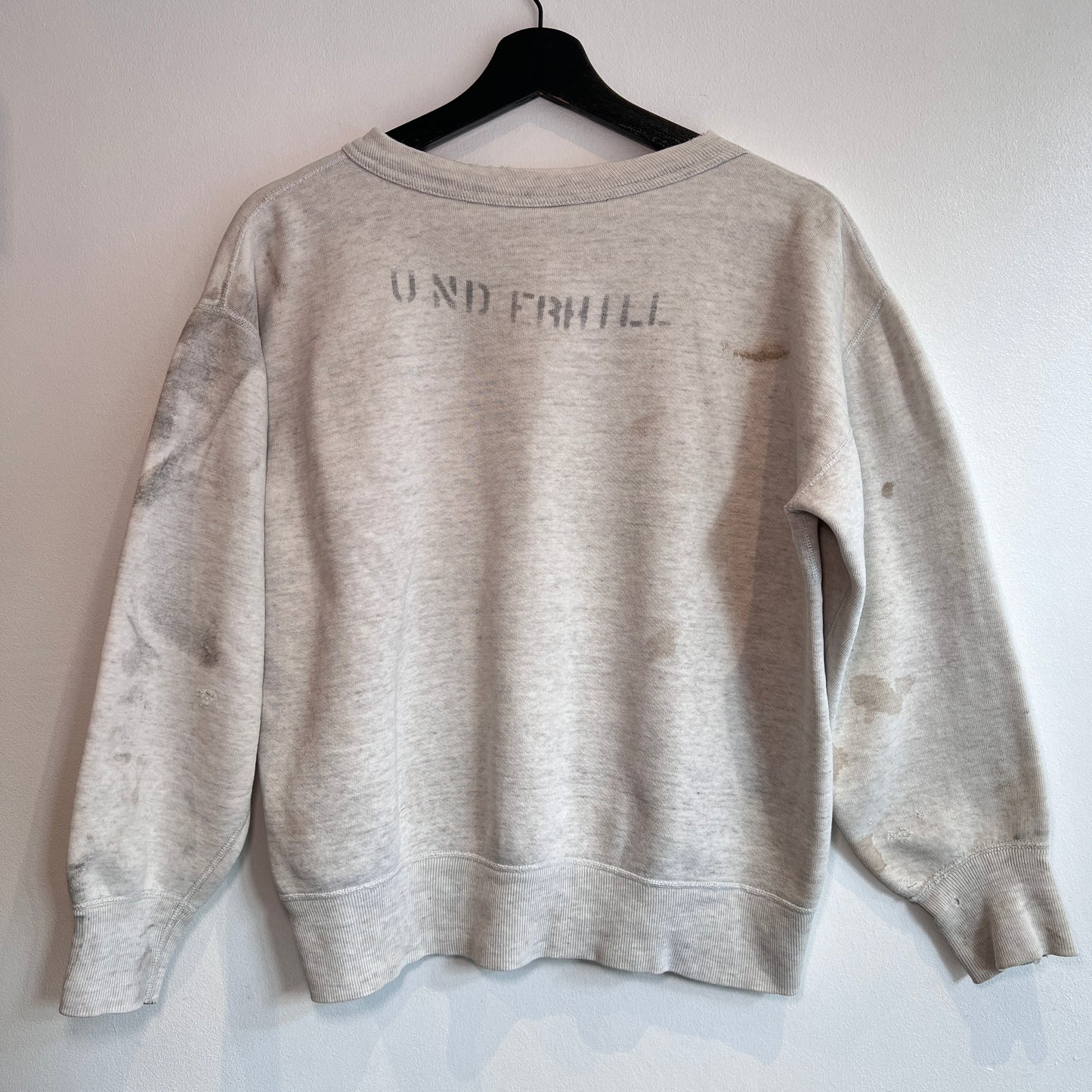 1950s Russell Athletic U.S.Marine Corps Single V Sweatshirts with U ND FRHILL Stenciled