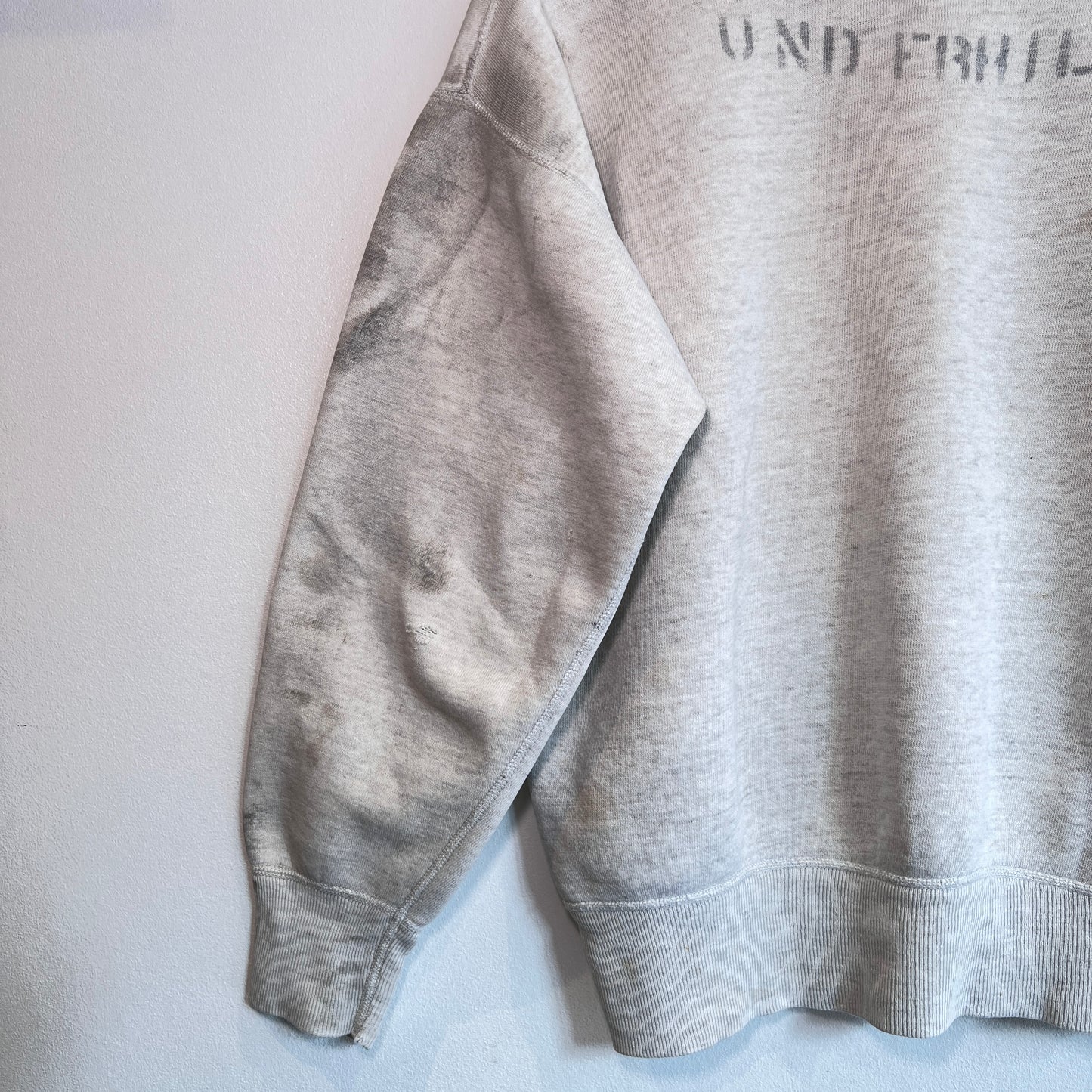 1950s Russell Athletic U.S.Marine Corps Single V Sweatshirts with U ND FRHILL Stenciled