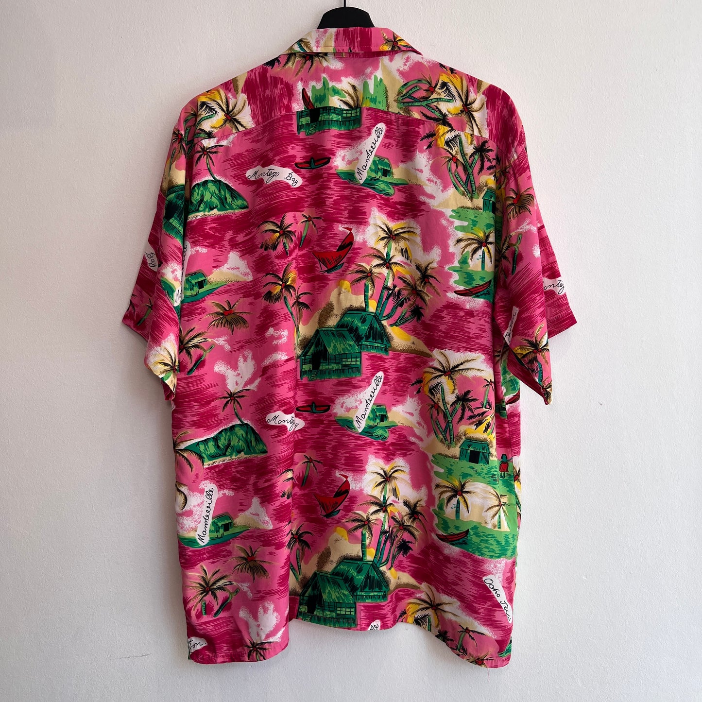 1960s National Sport Shirts by Manhattan Hawaiian Shirts with Tropical Print