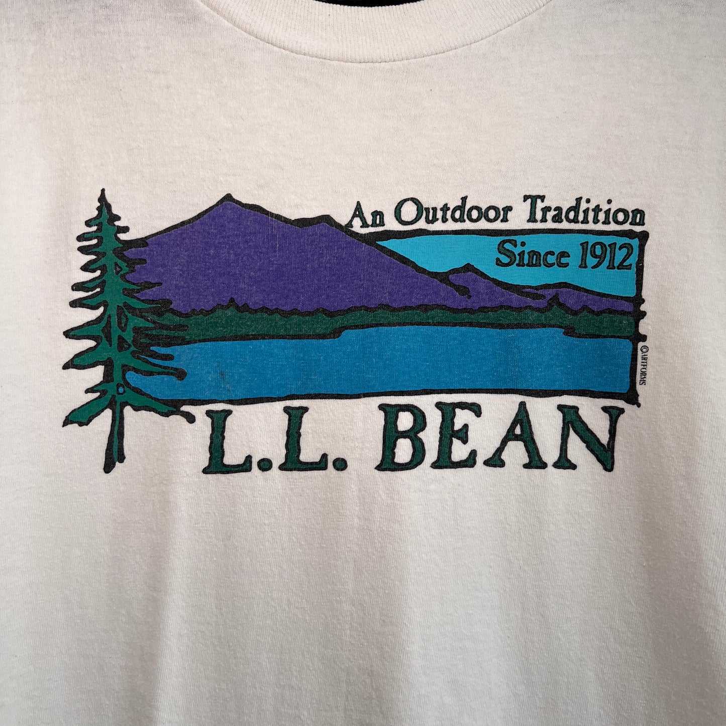 1980s L.L. Bean T-Shirts with Logo Print