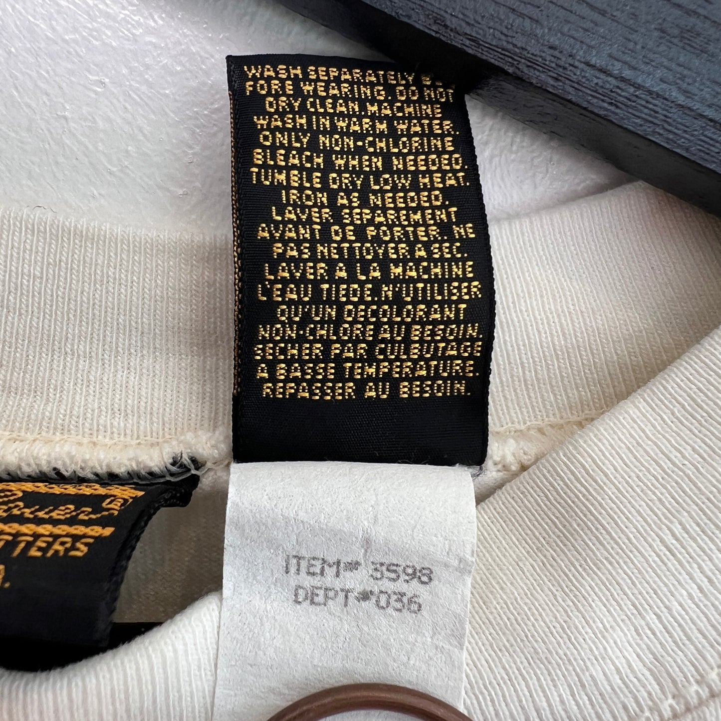 1990s Eddie Bauer Pocket T-Shirts with Dog Print