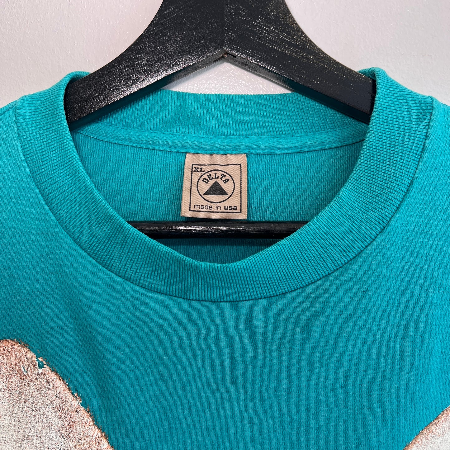1990s Delta T-Shirts with Cat Photo Print
