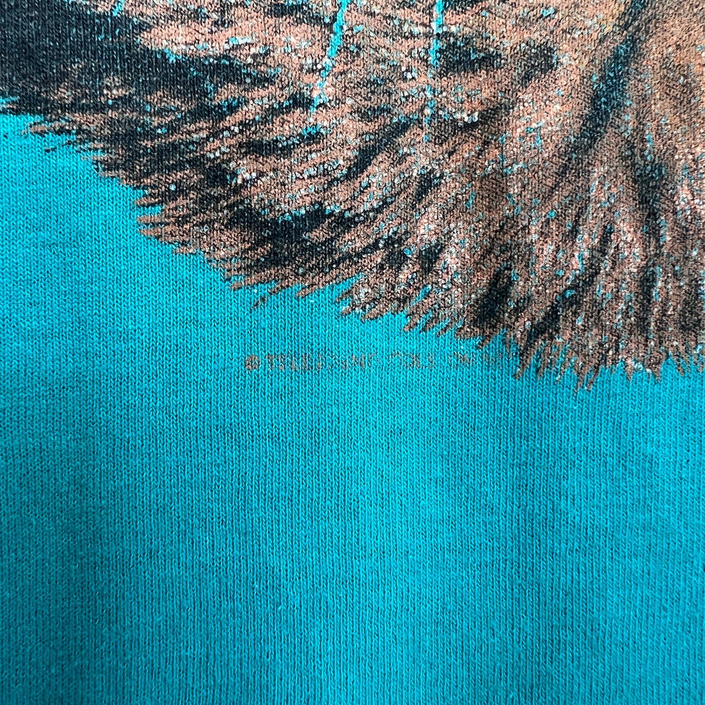 1990s Delta T-Shirts with Cat Photo Print