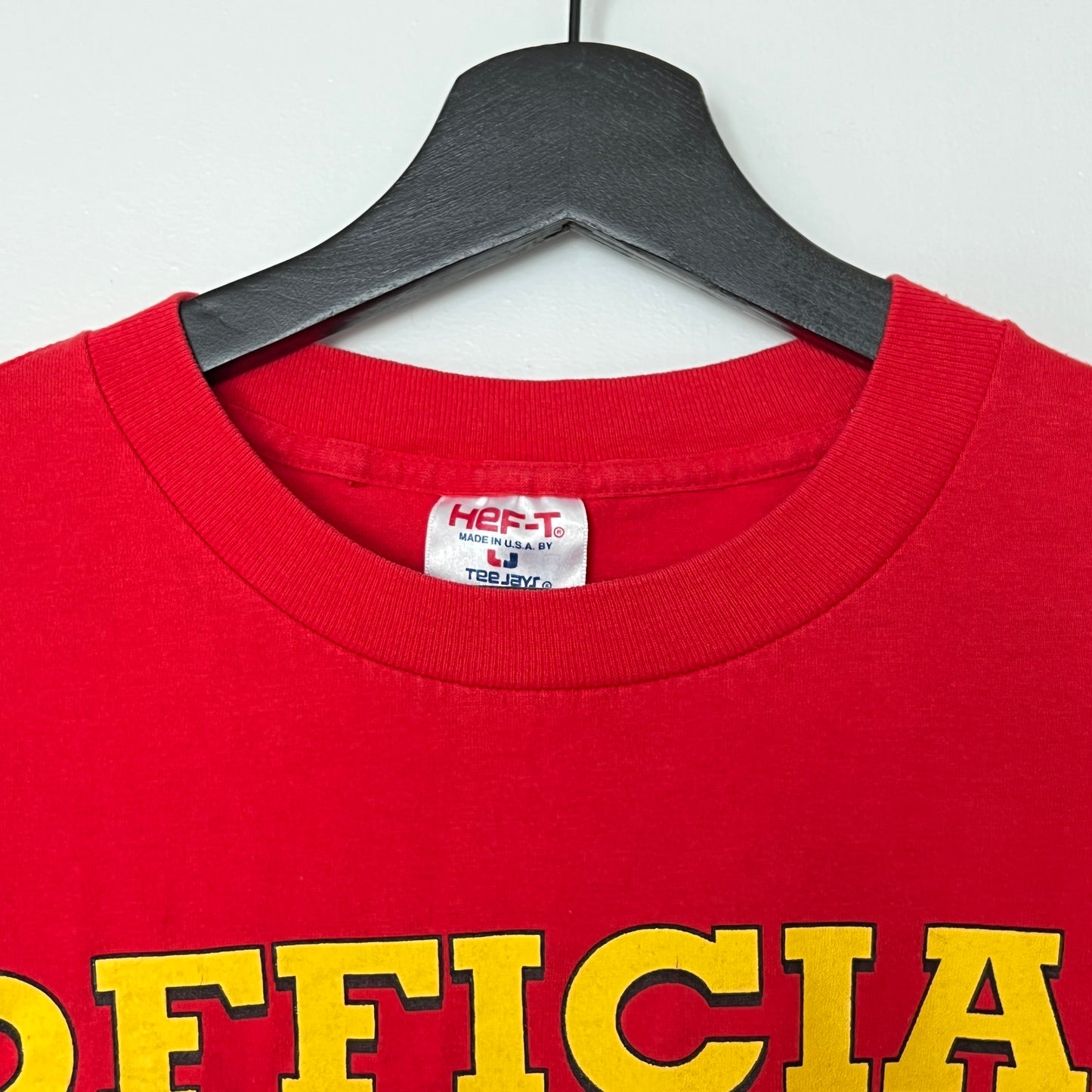 1990s Budweiser T-Shirts with Official BUD Racing Print