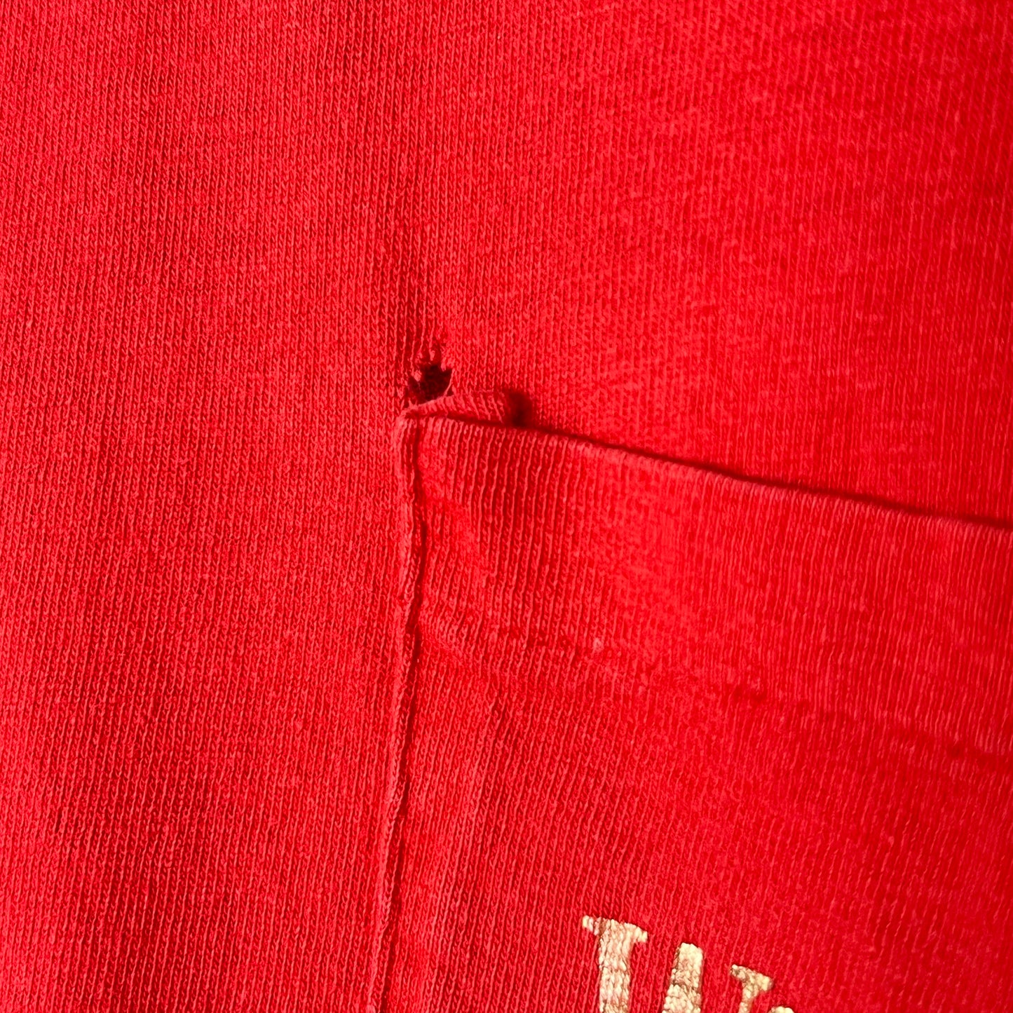 1990s Winston Red Pocket T-Shirts with Eagle Flock Print