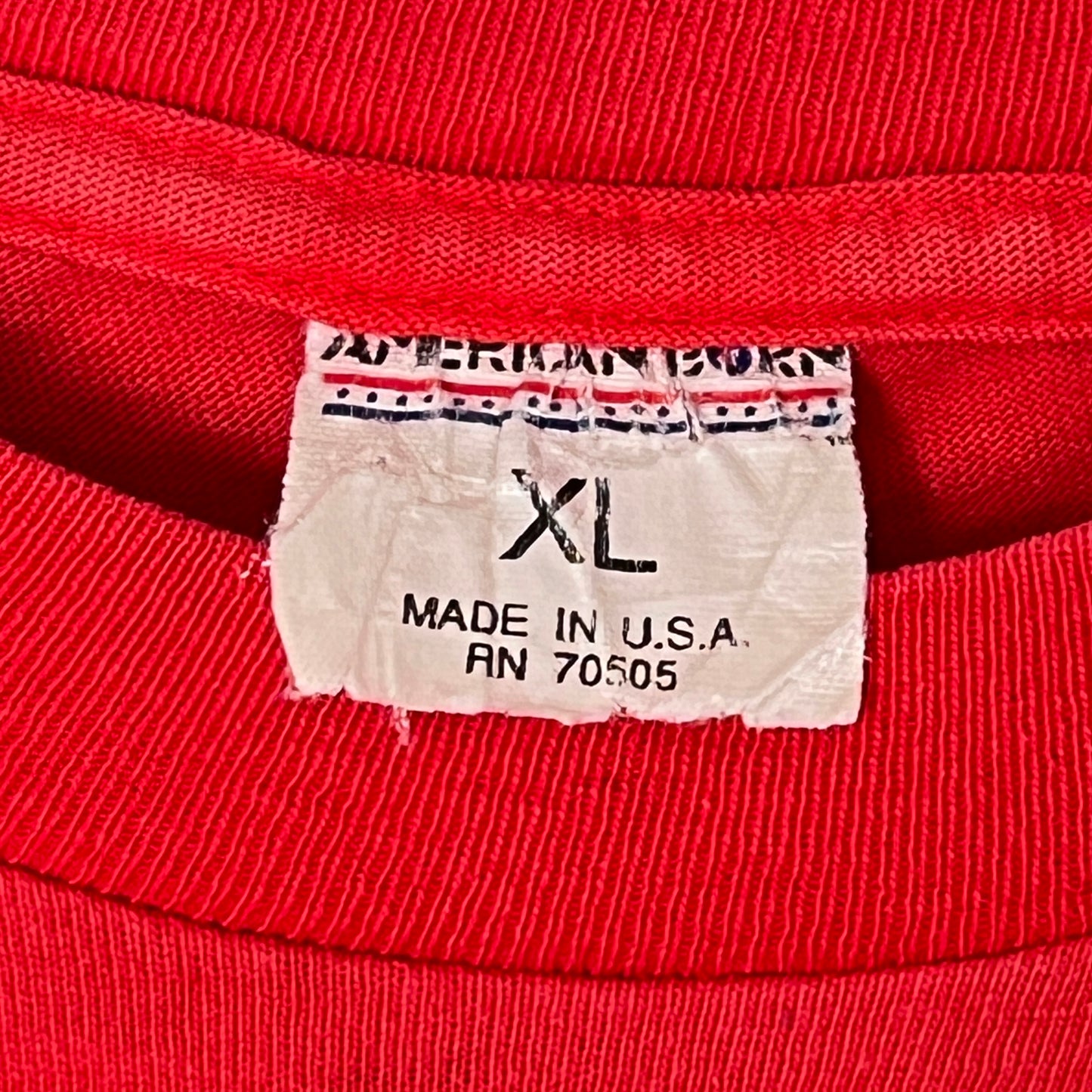 1990s Winston Red Pocket T-Shirts with Eagle Flock Print