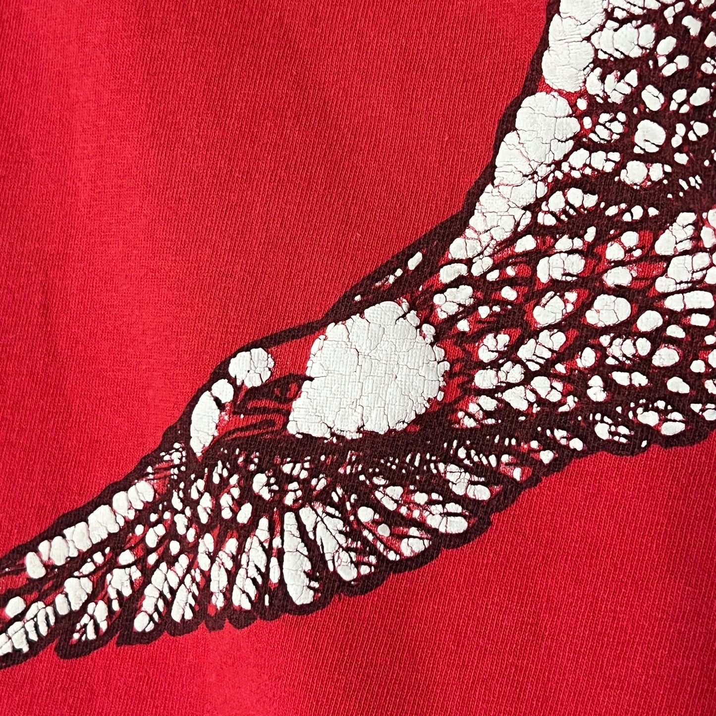 1990s Winston Red Pocket T-Shirts with Eagle Flock Print