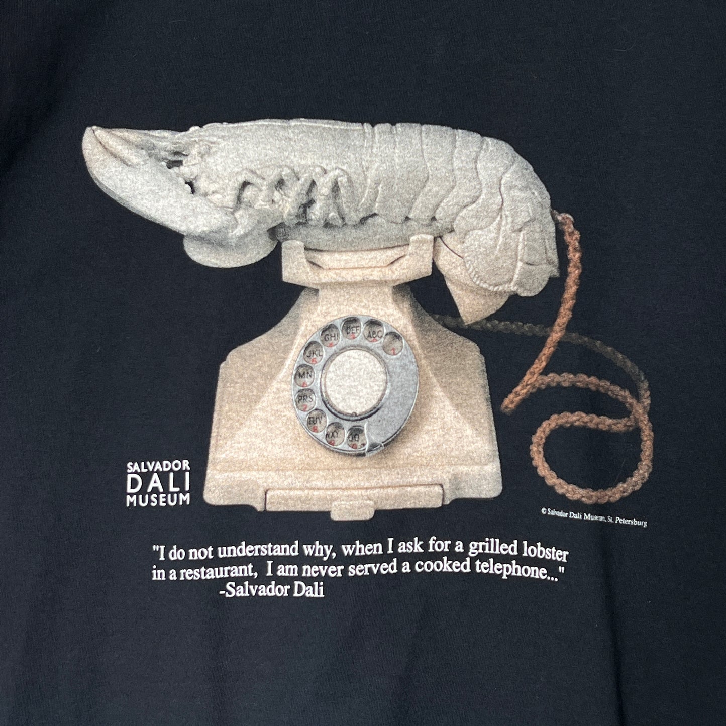 1990s Salvador Dali Museum T-Shirts with Art Print