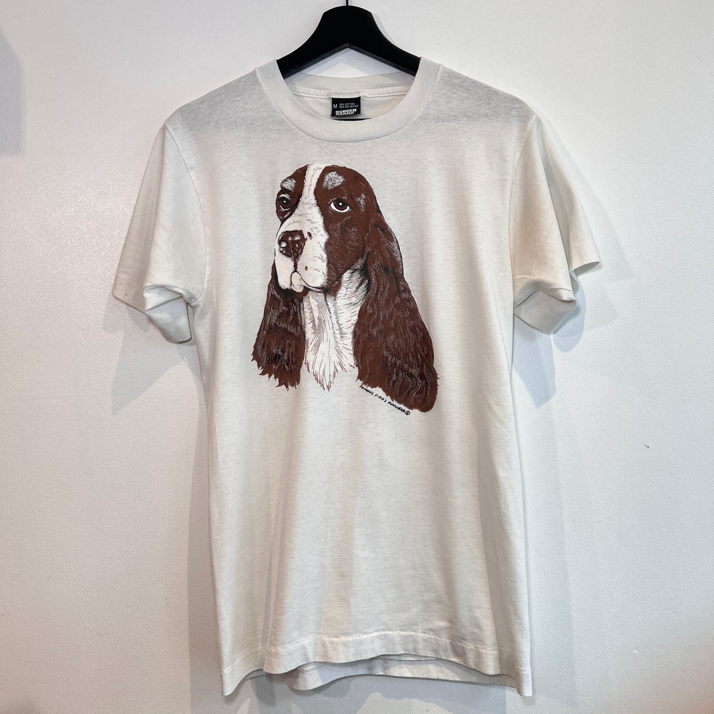 1990s Screen Star Best T-Shirts with Dog Graphic Print
