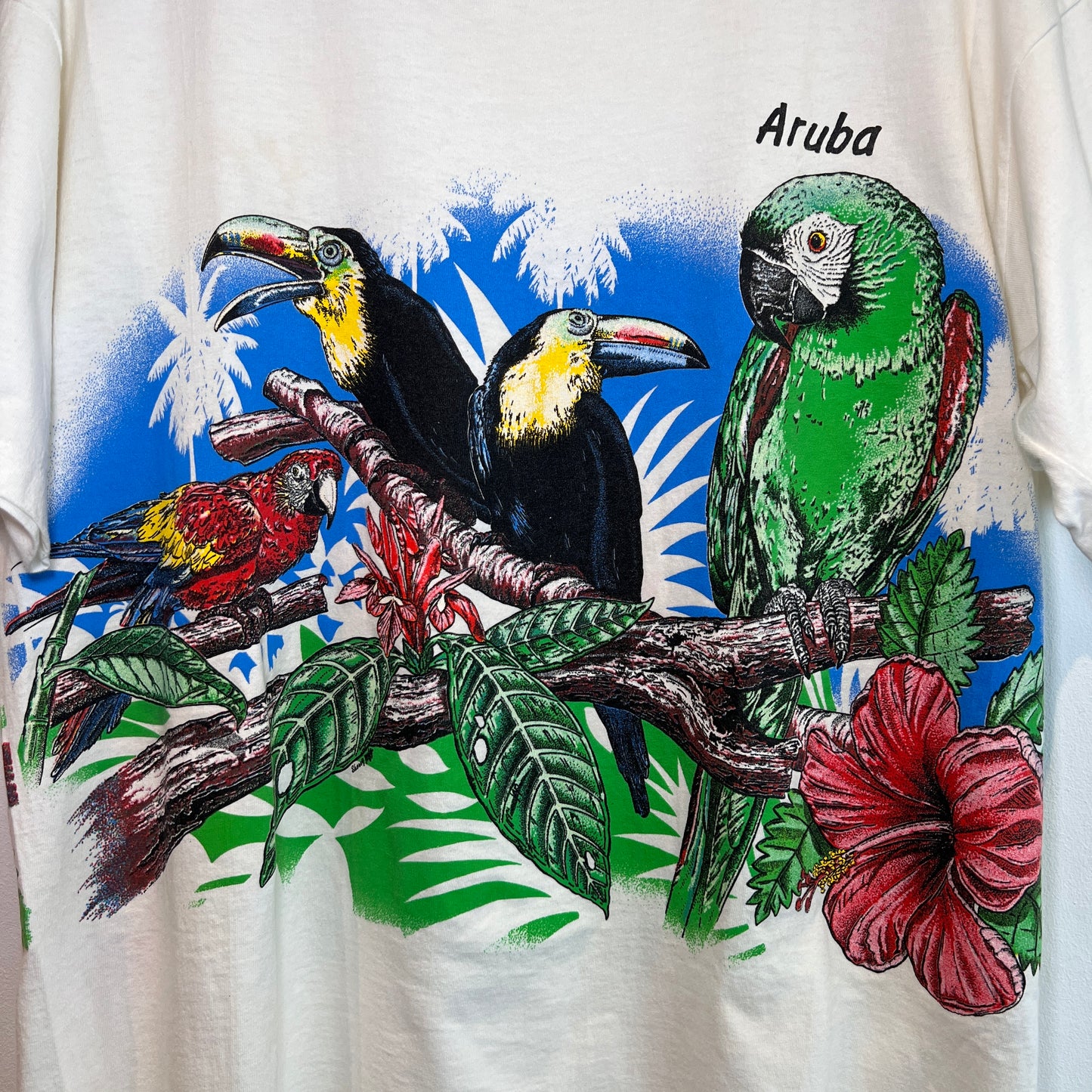 1990s Birds Graphic Dual Print T-Shirts