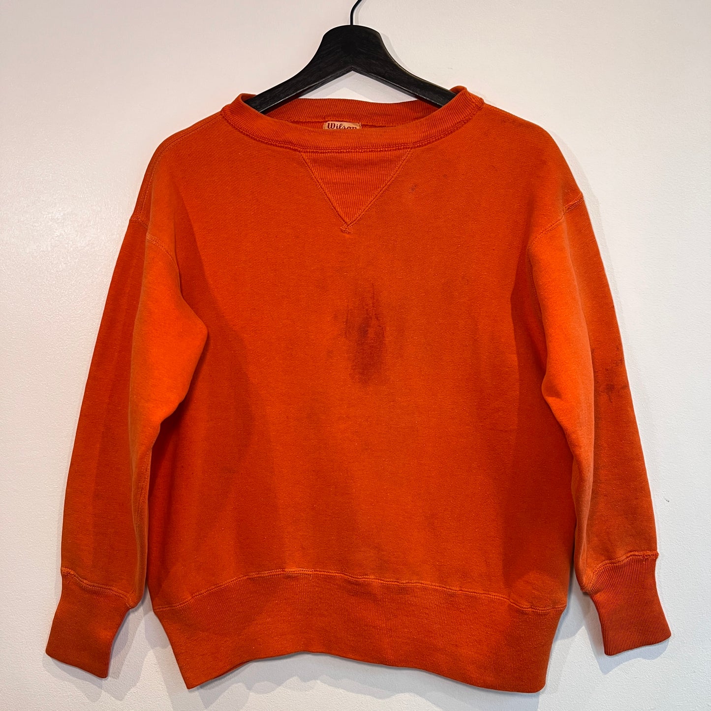 1940s Wilson Double V Sweatshirt with 345 Patch