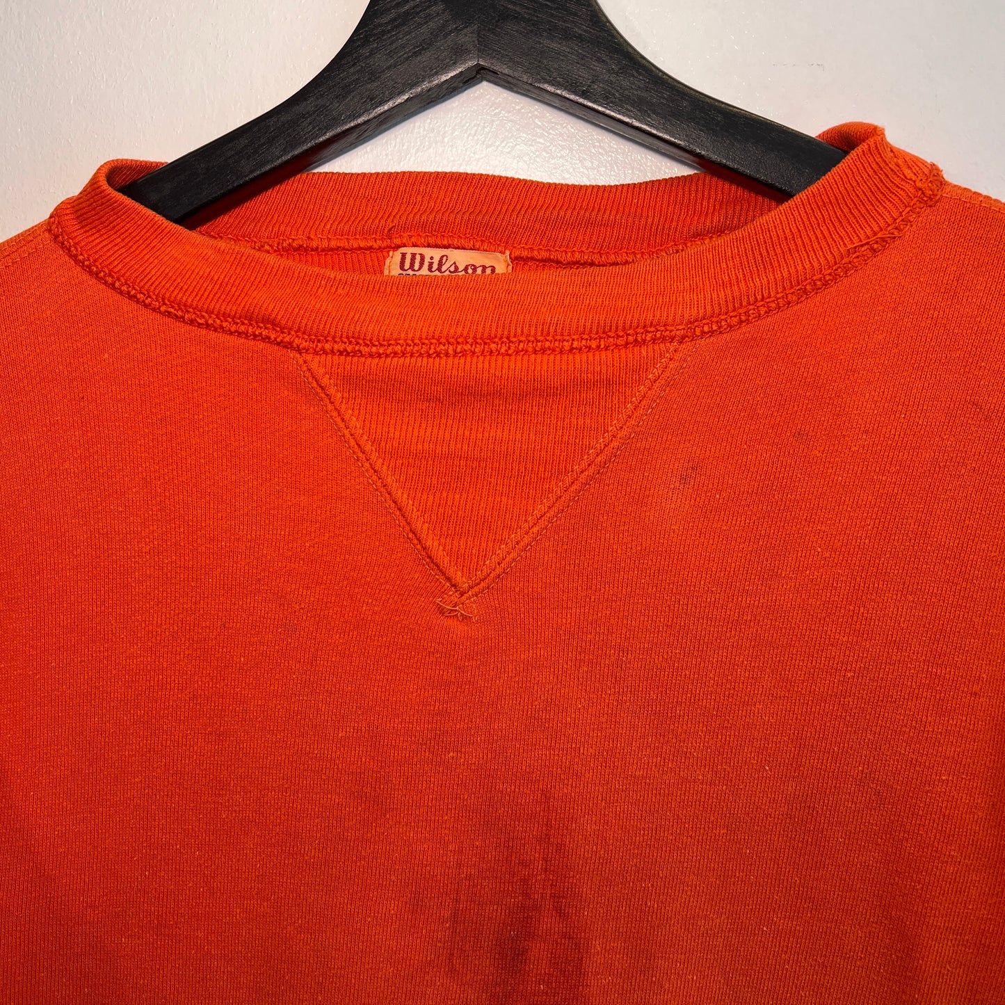 1940s Wilson Double V Sweatshirt with 345 Patch