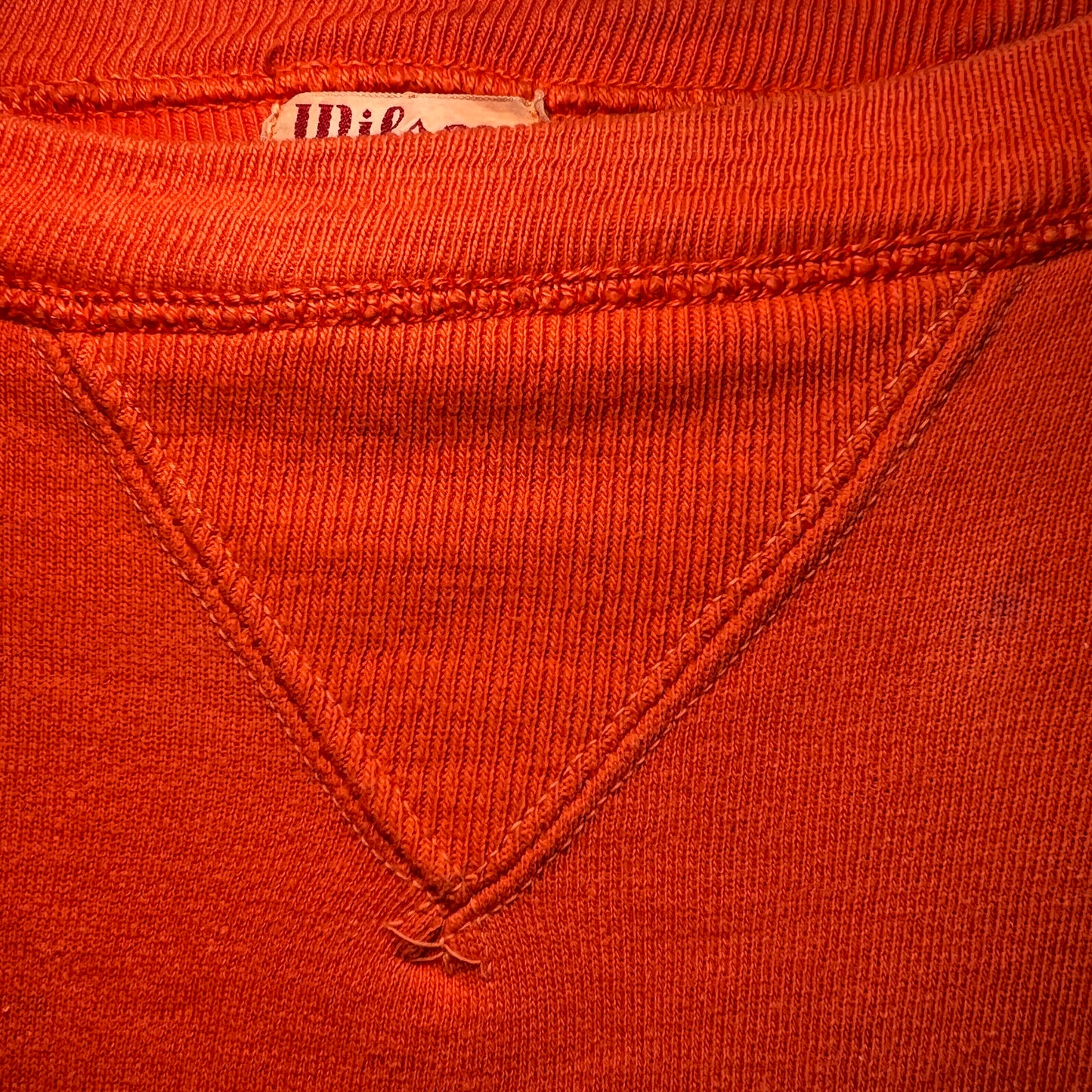 1940s Wilson Double V Sweatshirt with 345 Patch