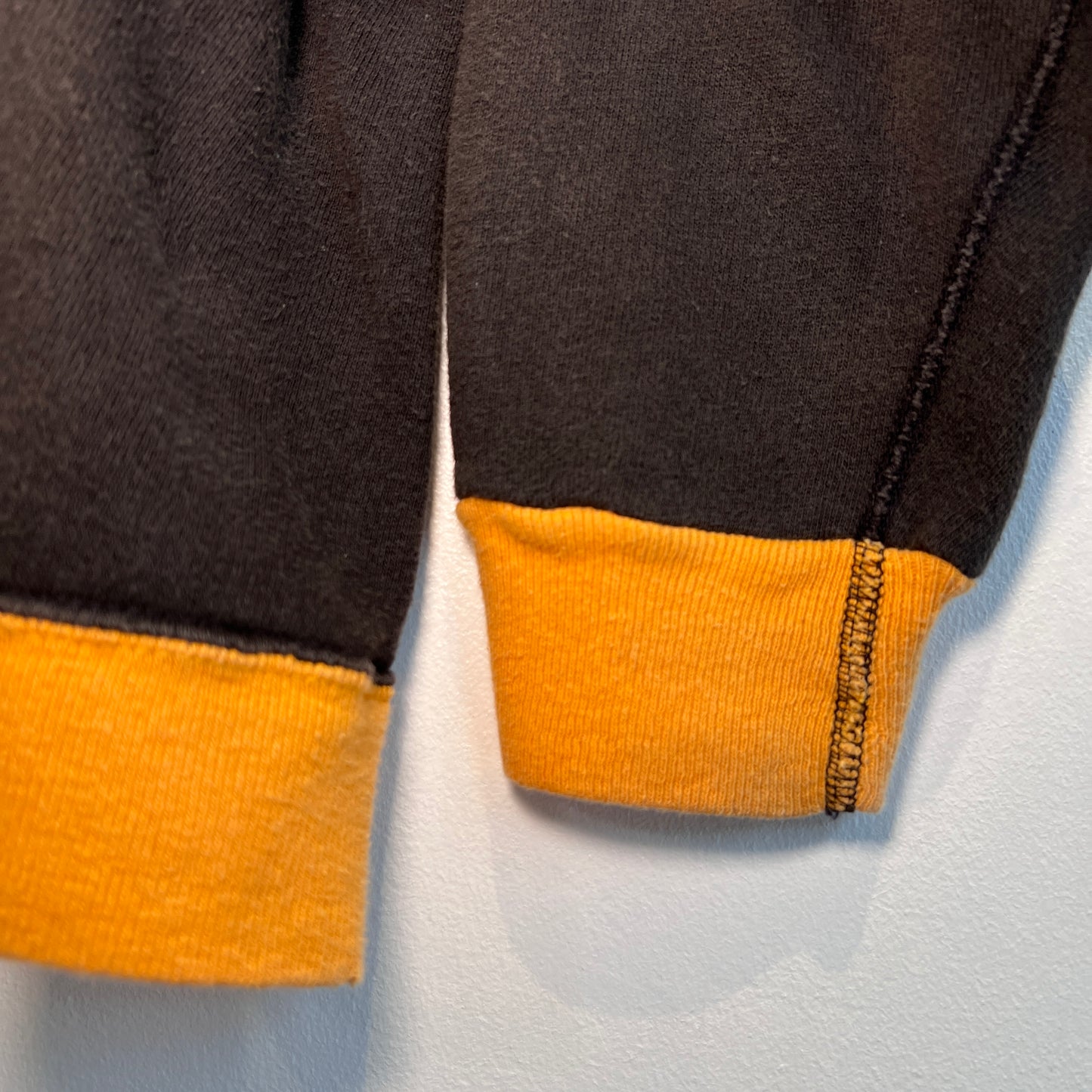 1960s 2 Tone Sweatshirt with Steelers 12 Print
