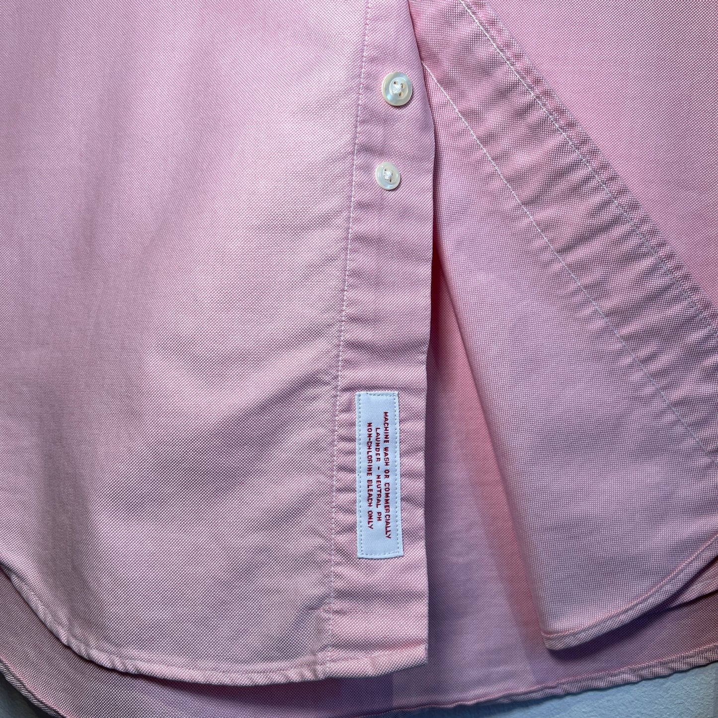 1990s Brooks Brothers Pink Oxford Shirt