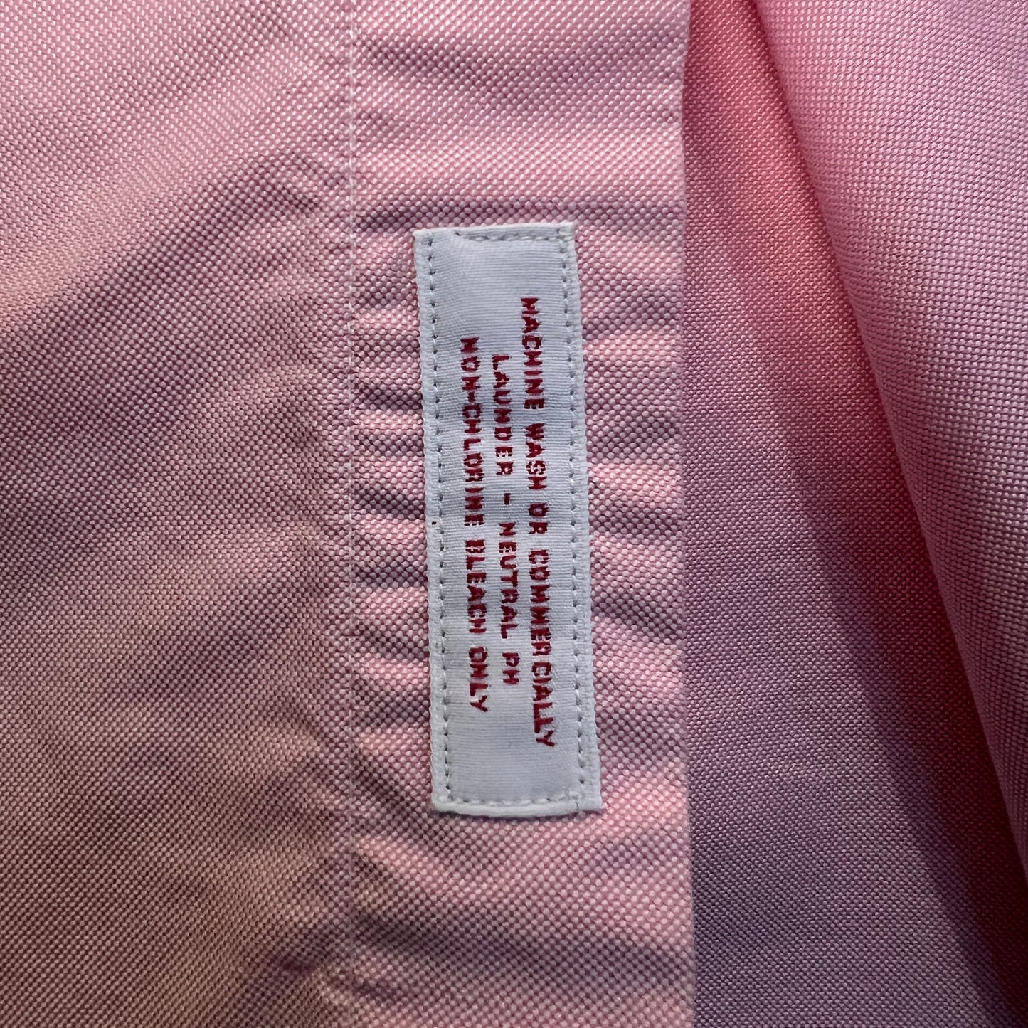 1990s Brooks Brothers Pink Oxford Shirt