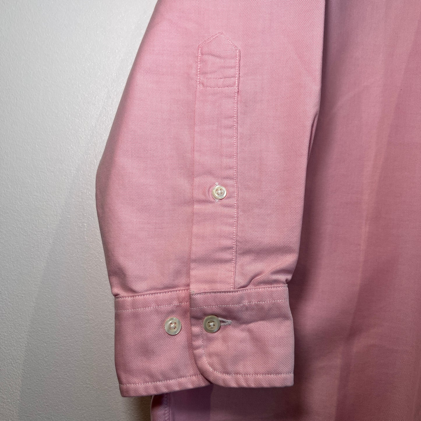 1990s Brooks Brothers Pink Oxford Shirt