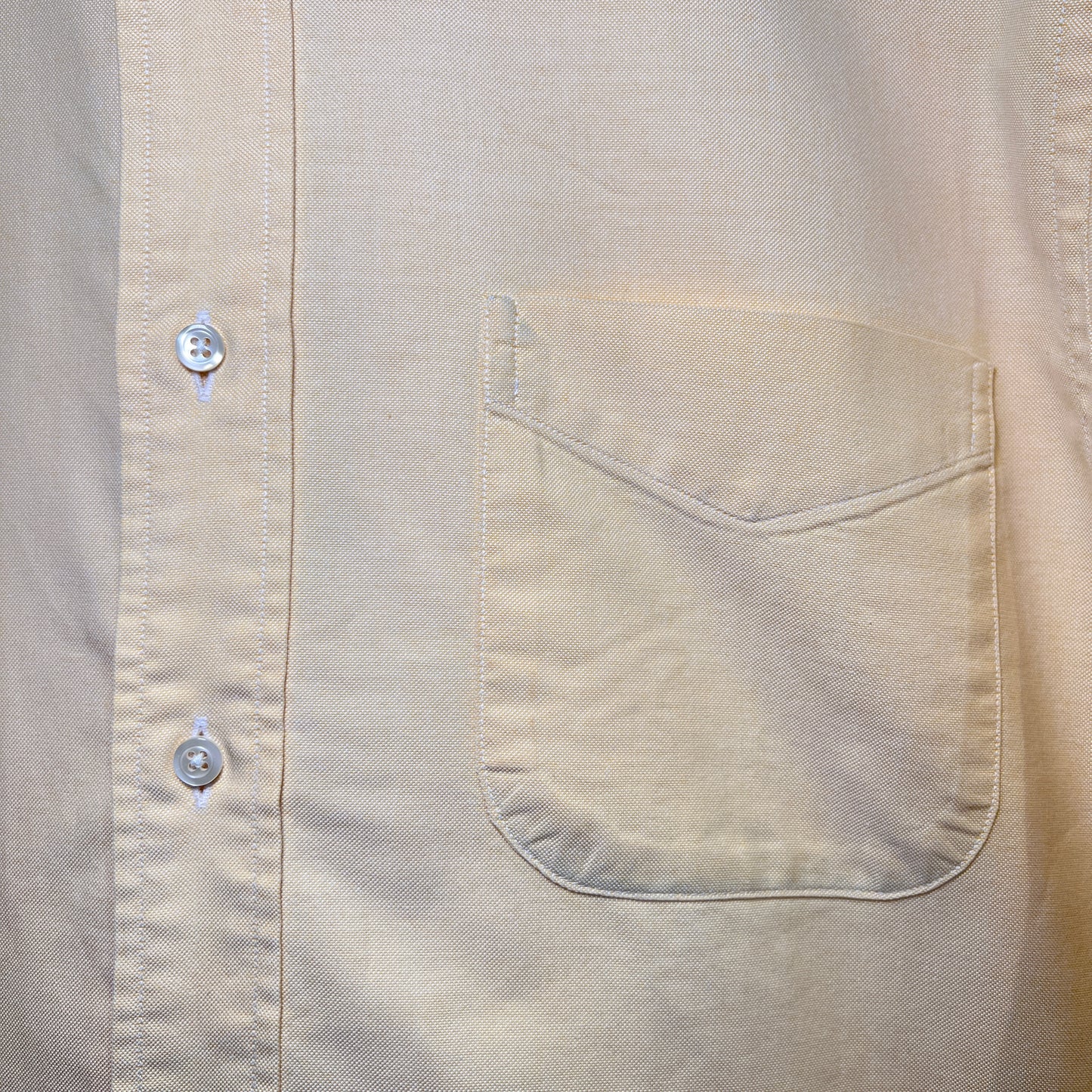 1990s Brooks Brothers Yellow Oxford Shirt