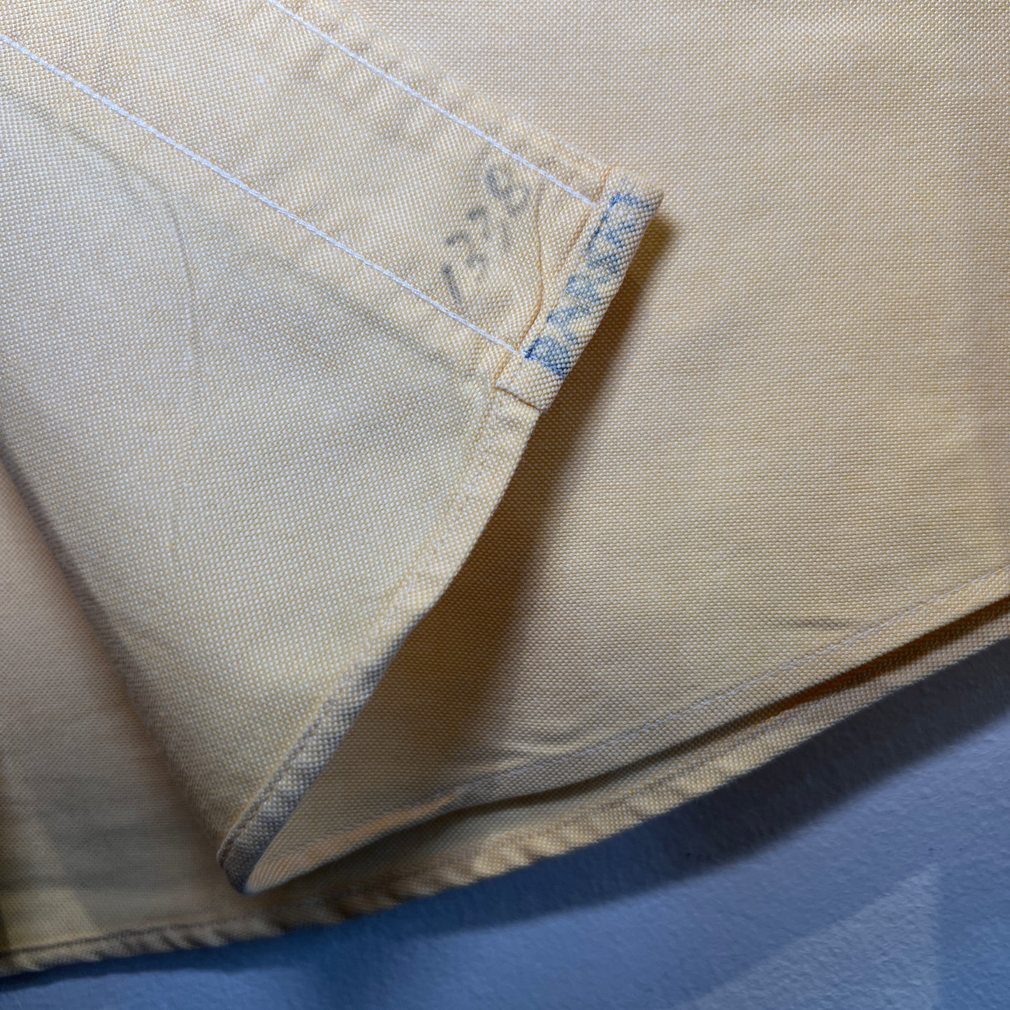 1990s Brooks Brothers Yellow Oxford Shirt