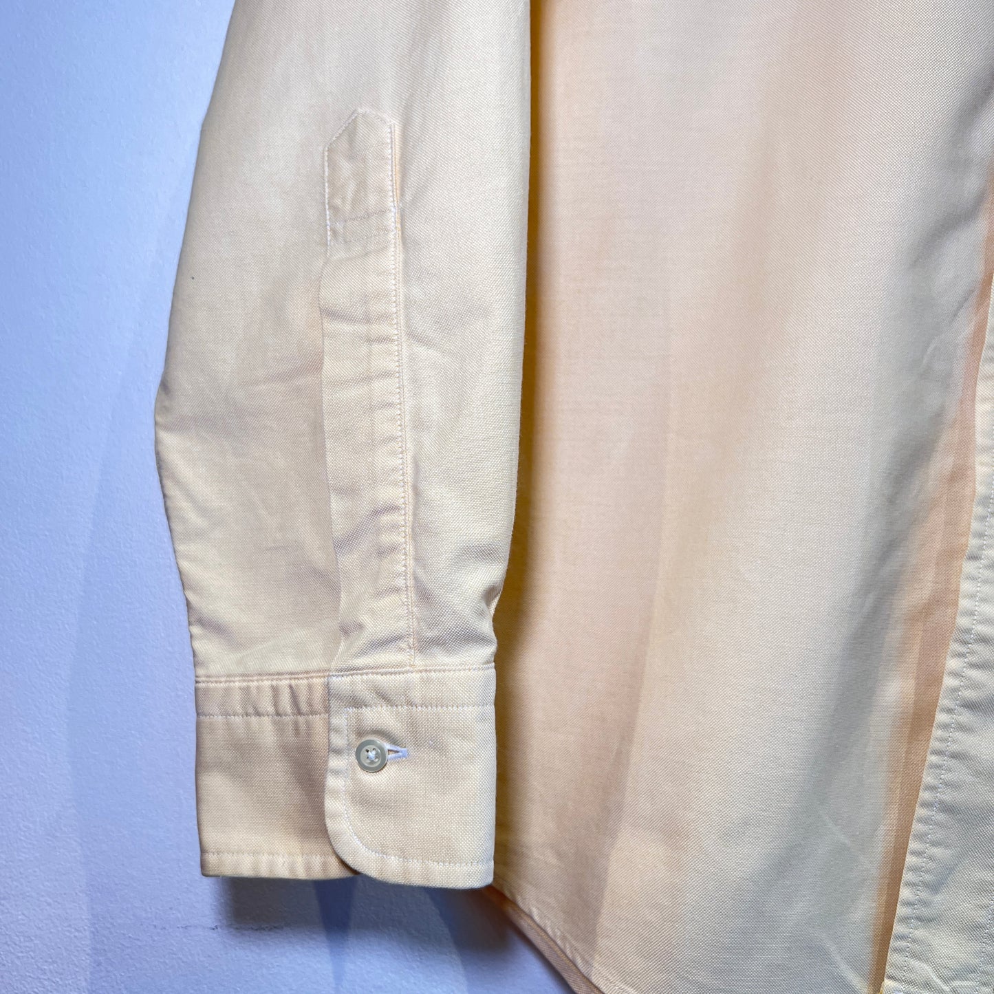 1990s Brooks Brothers Yellow Oxford Shirt